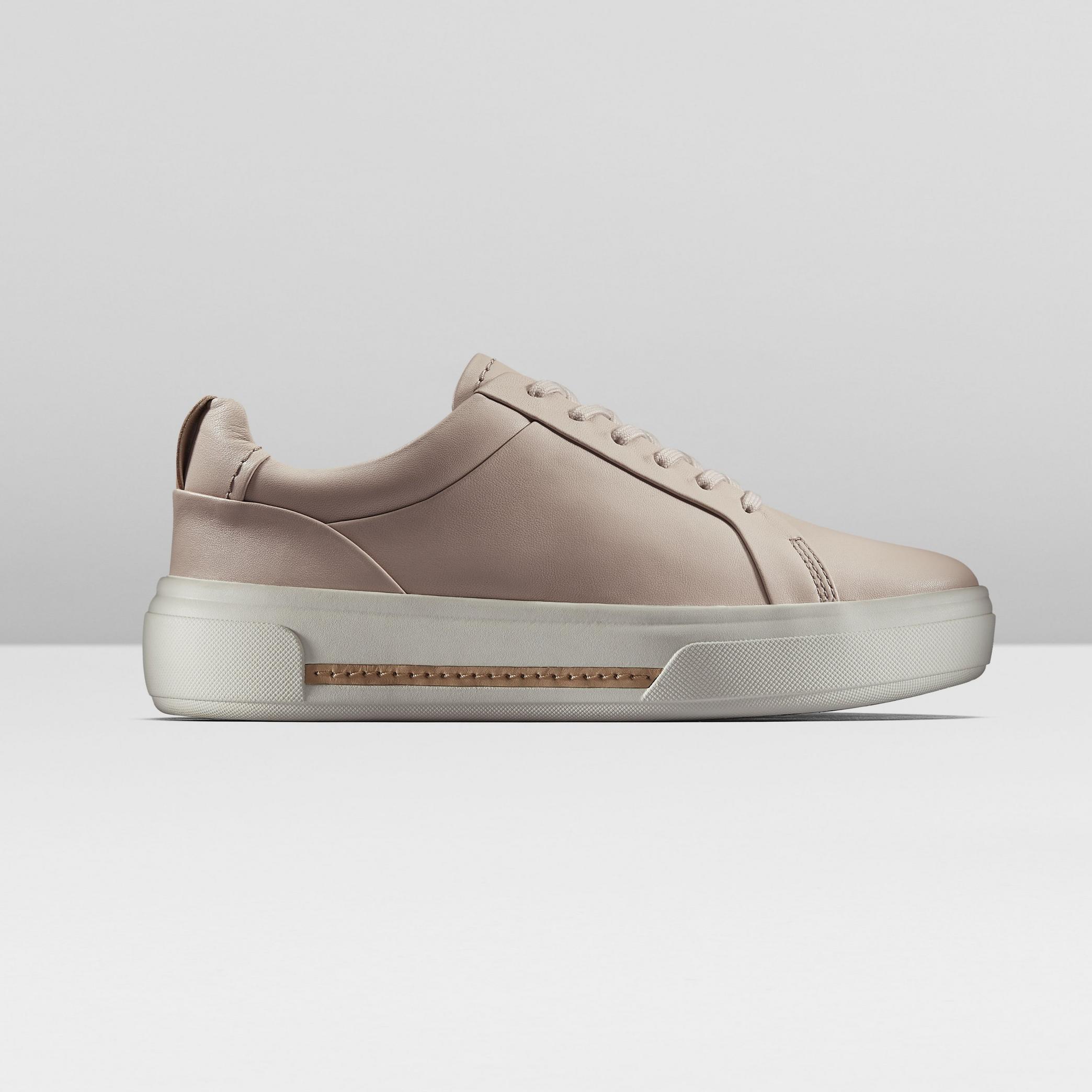 Hollyhock Walk Rose Leather Sneakers, view 8 of 11