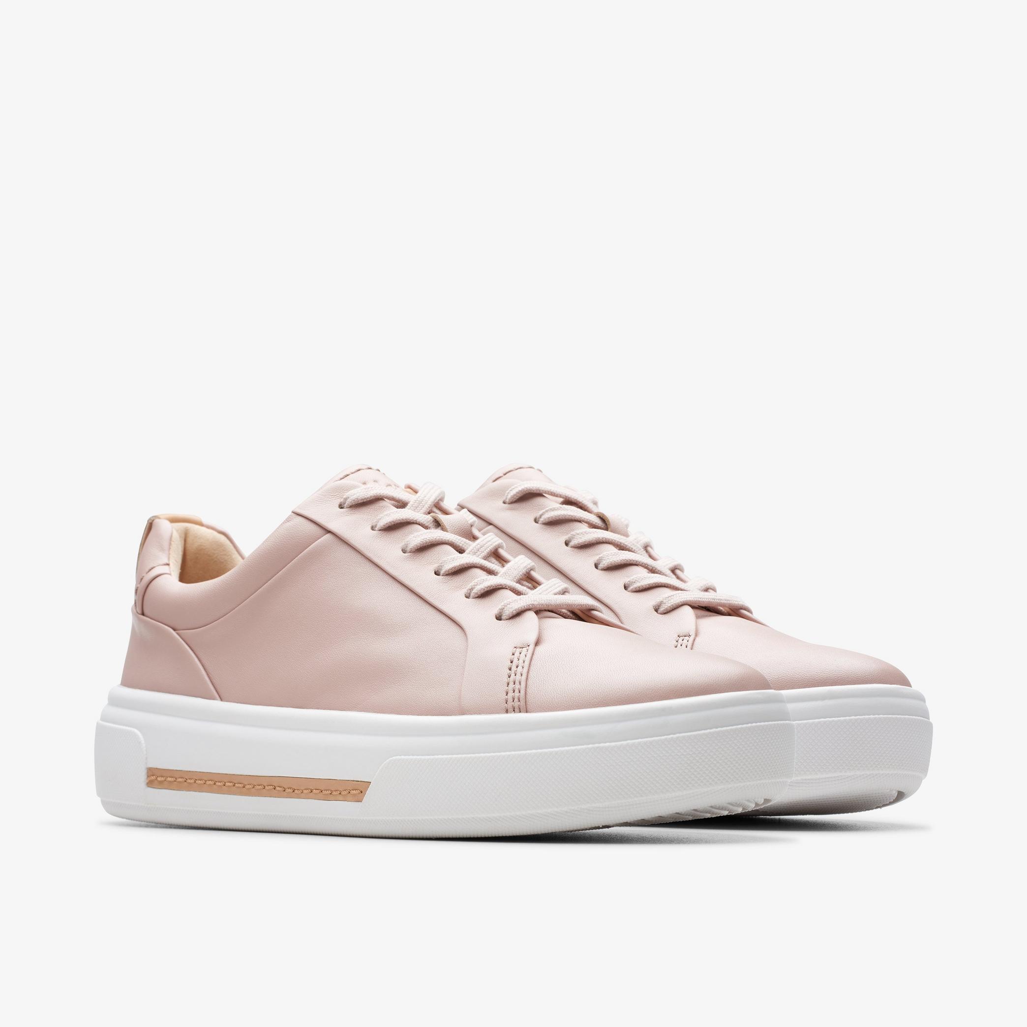 Hollyhock Walk Rose Leather Sneakers, view 5 of 11