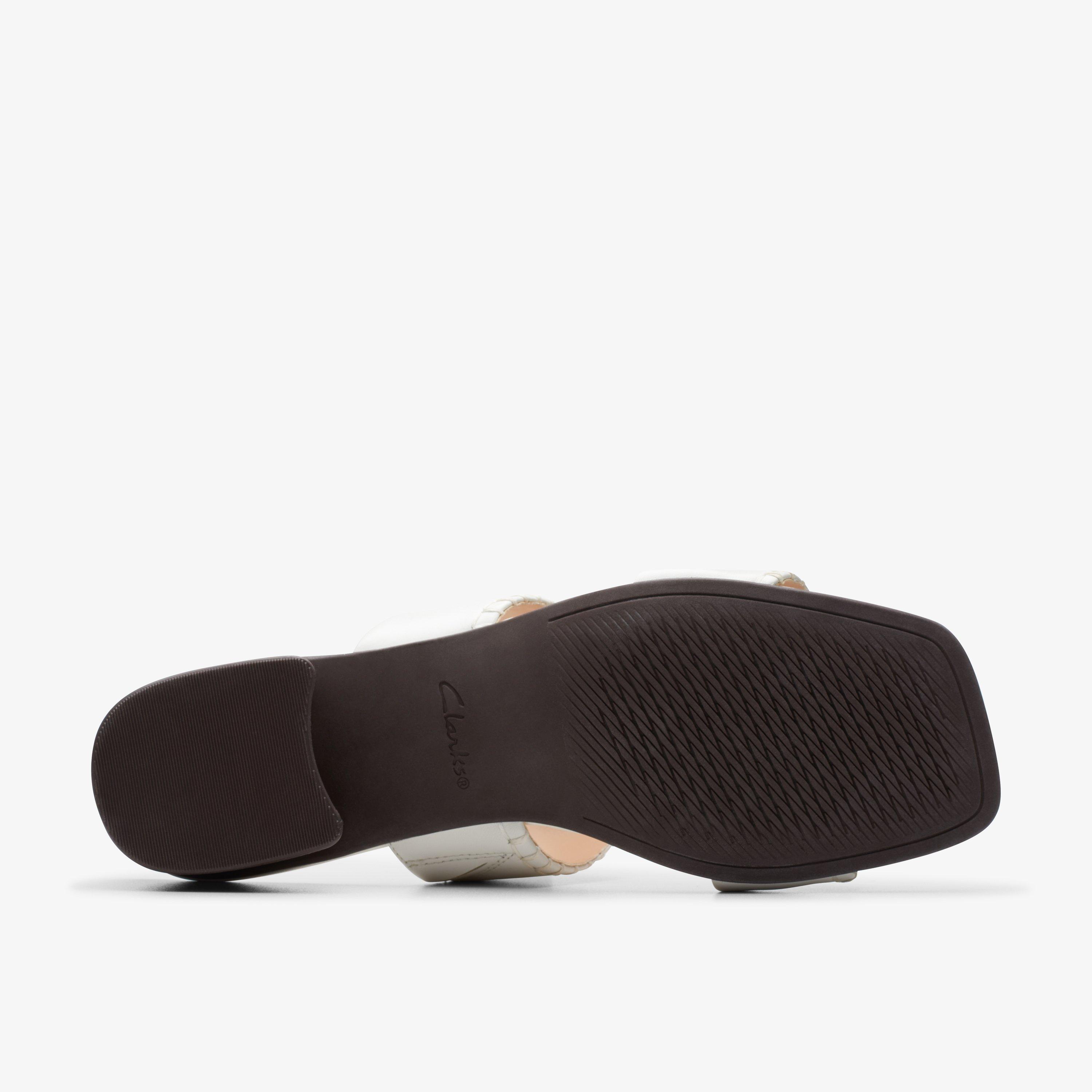Clarks Sandalo Donna Serina 35 Cross - Tacco A Blocco, Tessuto E Sintetico - Foto 2