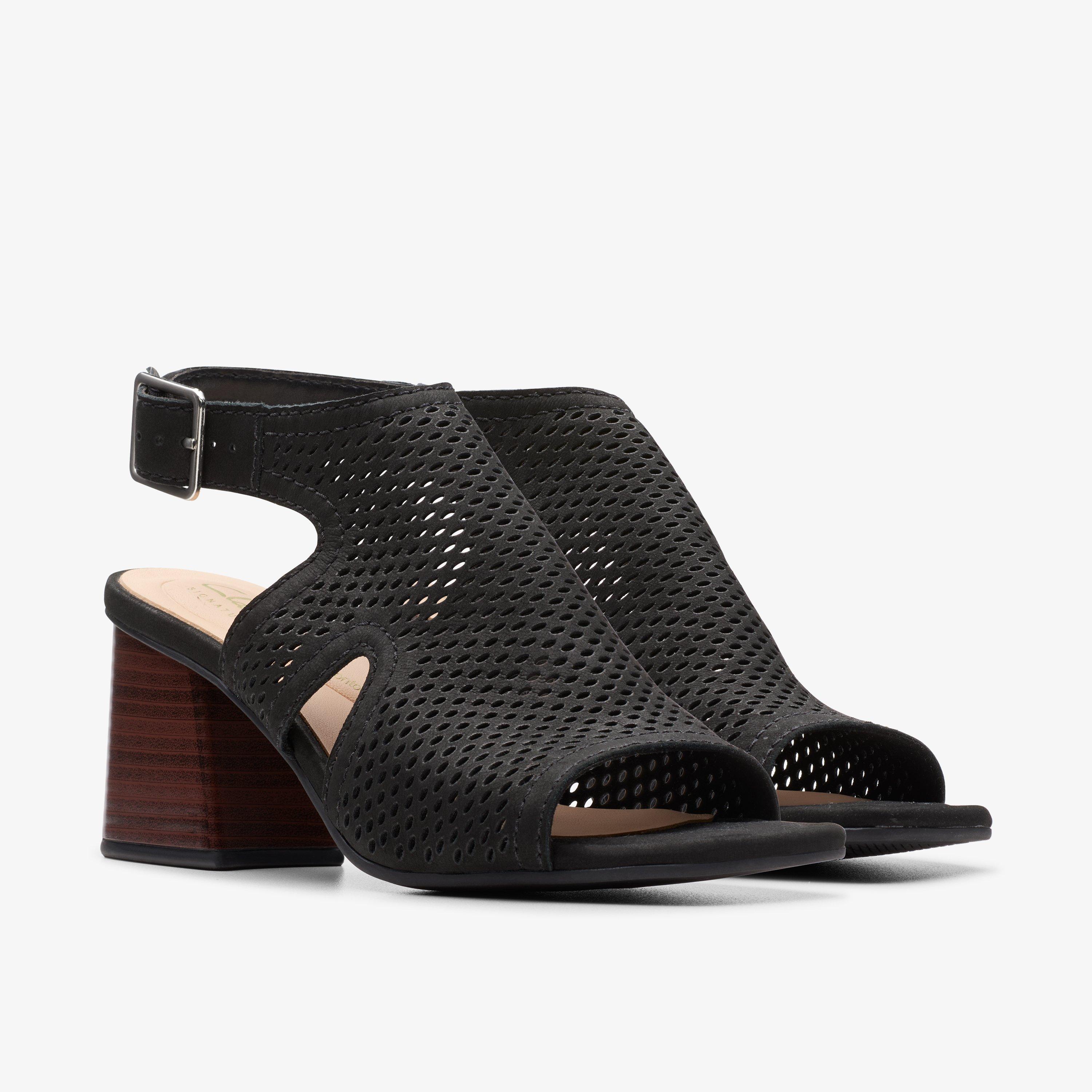 Clarks peep toe booties best sale