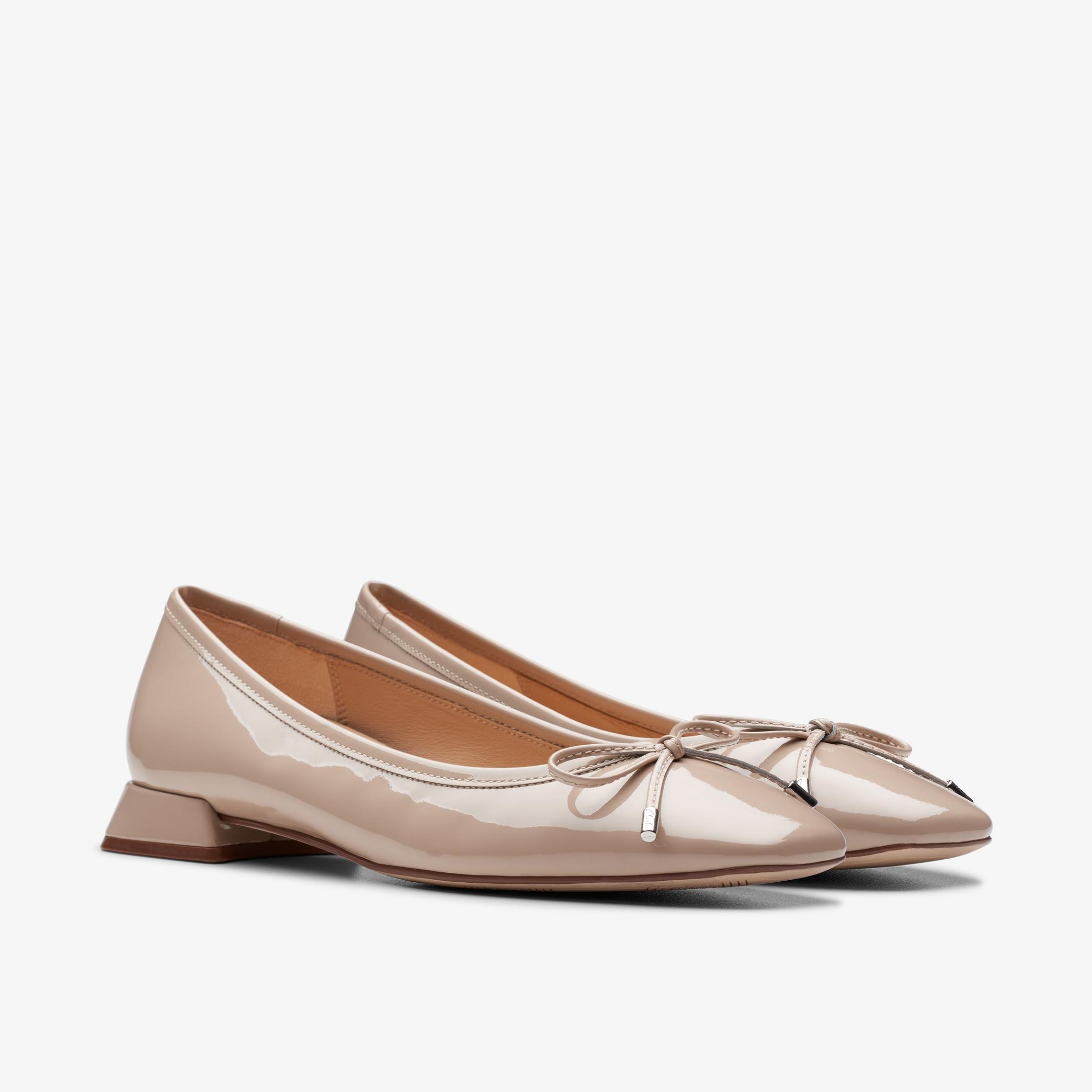 Ubree 15 Step Sand Patent Ballerina Shoes, view 8 of 11