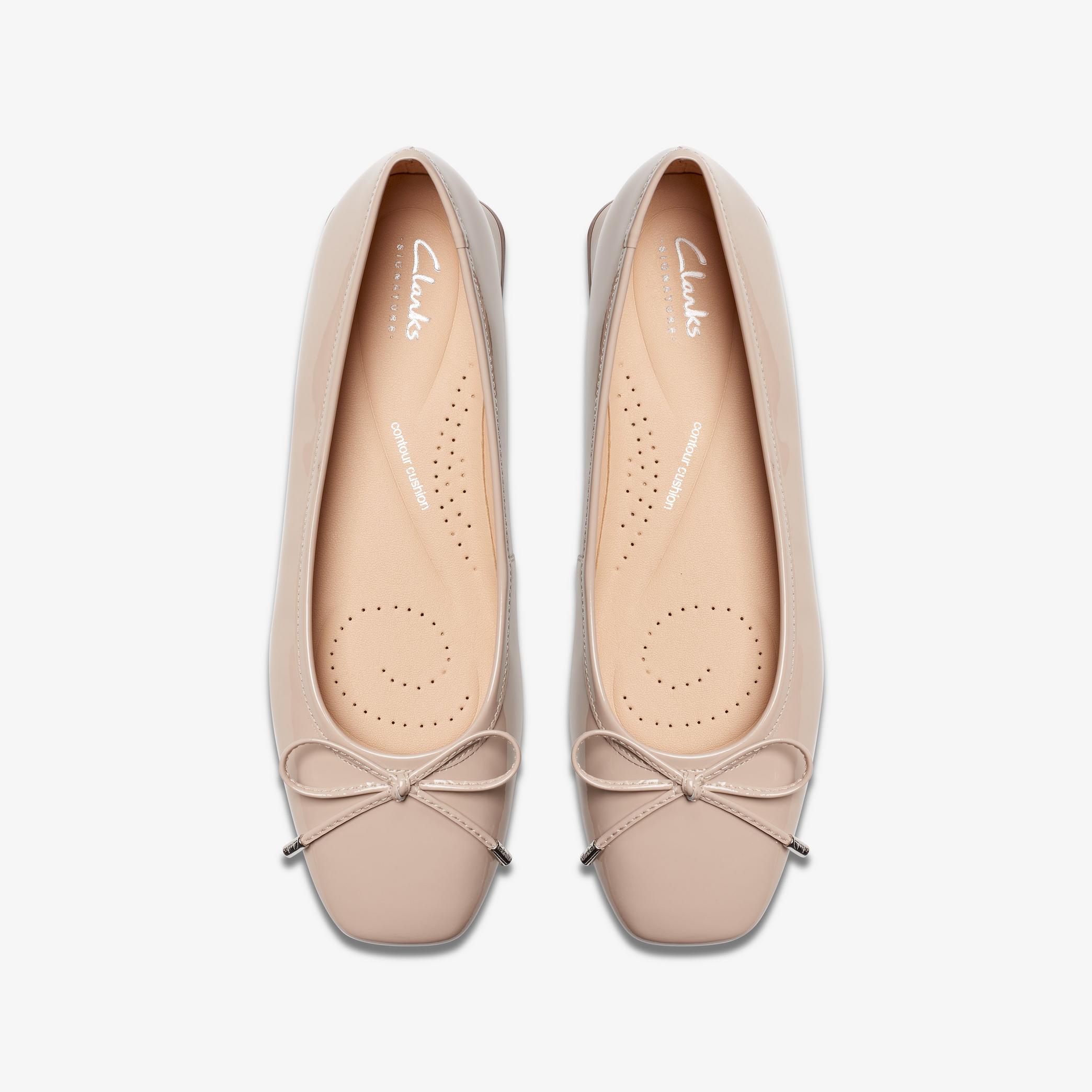 Ubree 15 Step Sand Patent Ballerina Shoes, view 10 of 11