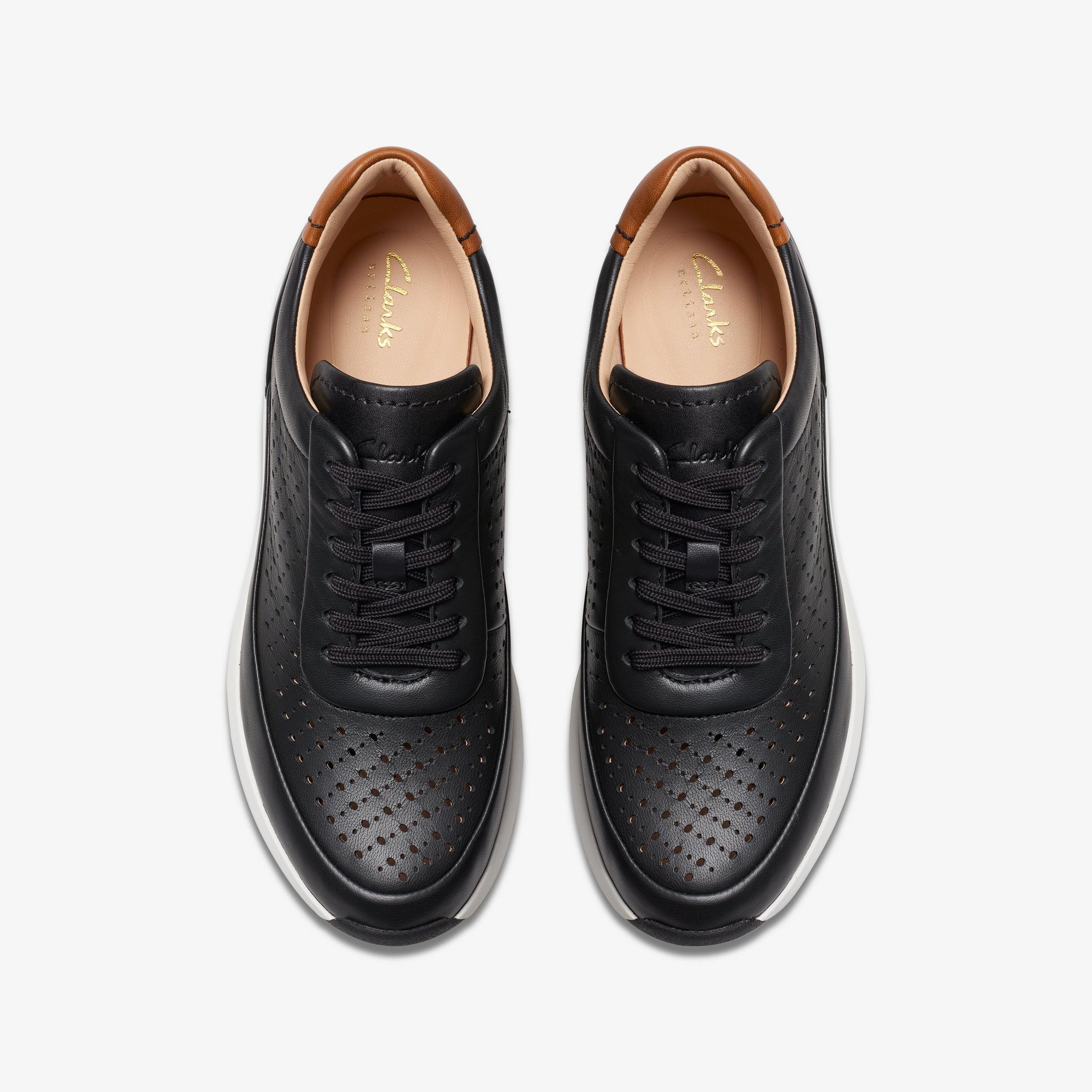 TIVOLI GRACE Black Leather Sneakers, view 6 of 6