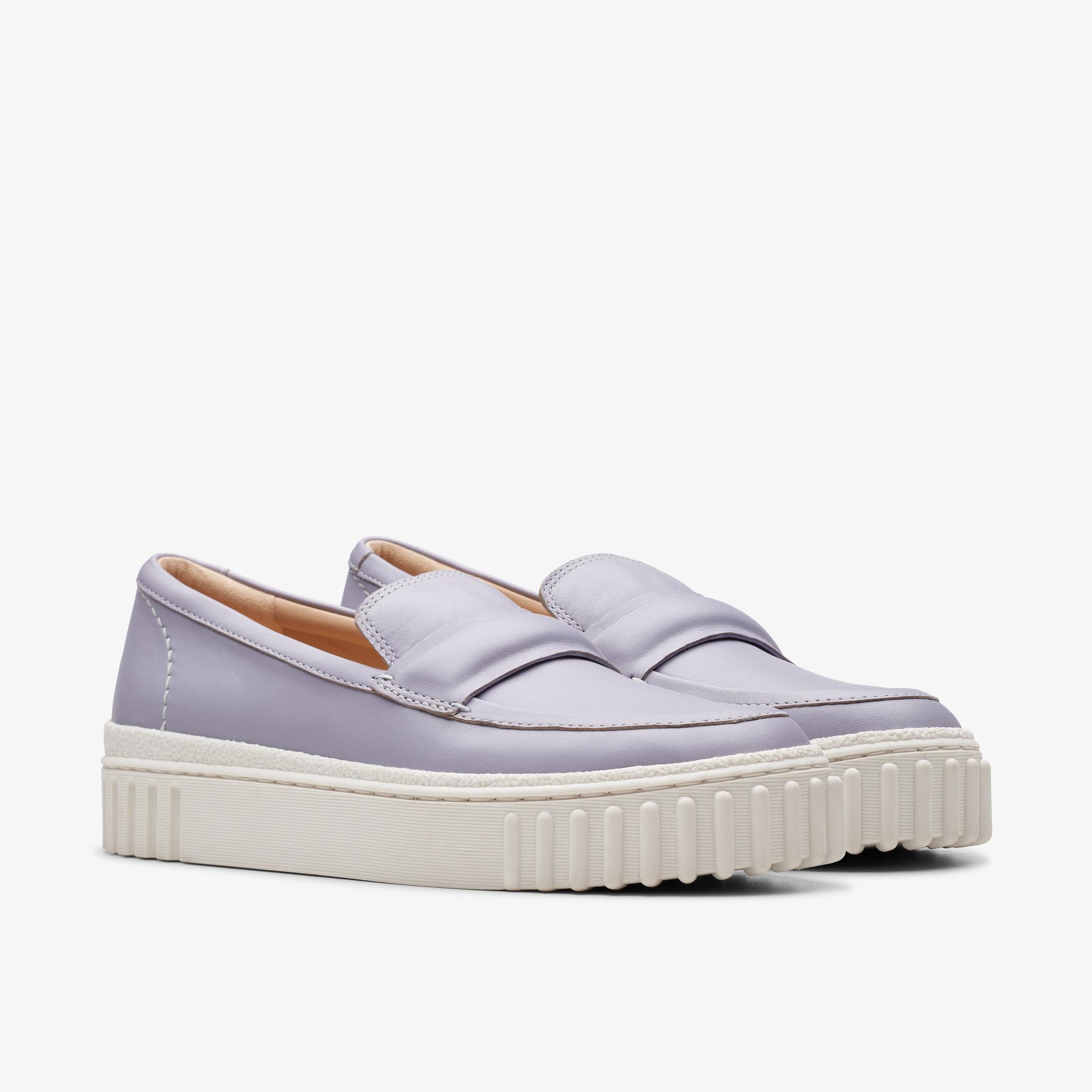 Mayhill Cove Lilac Leather Loafers, view 4 of 6