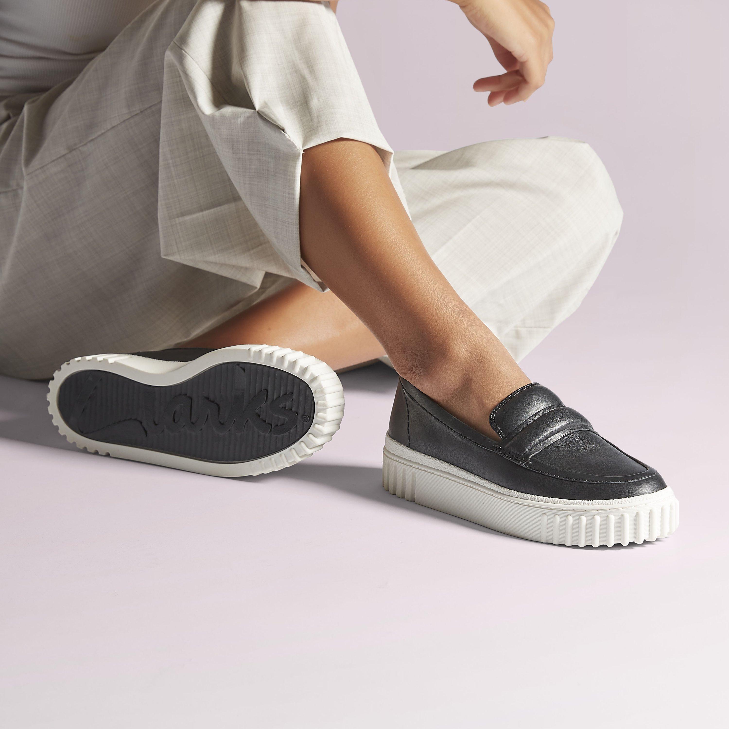 Clarks slip on sneakers on sale womens