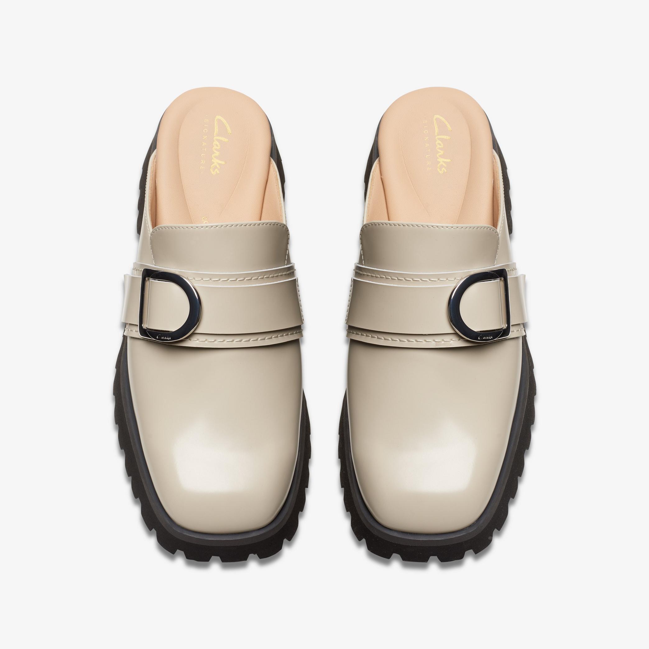 Stayso Free Ivory Leather Mules, view 6 of 7