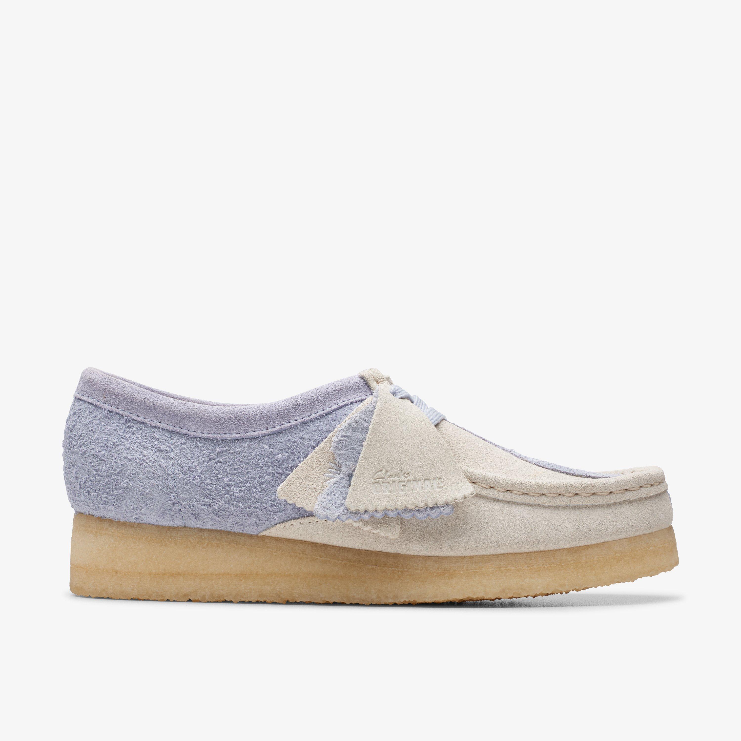 WOMENS Wallabee Cloud Grey Combination Wallabee | Clarks CA