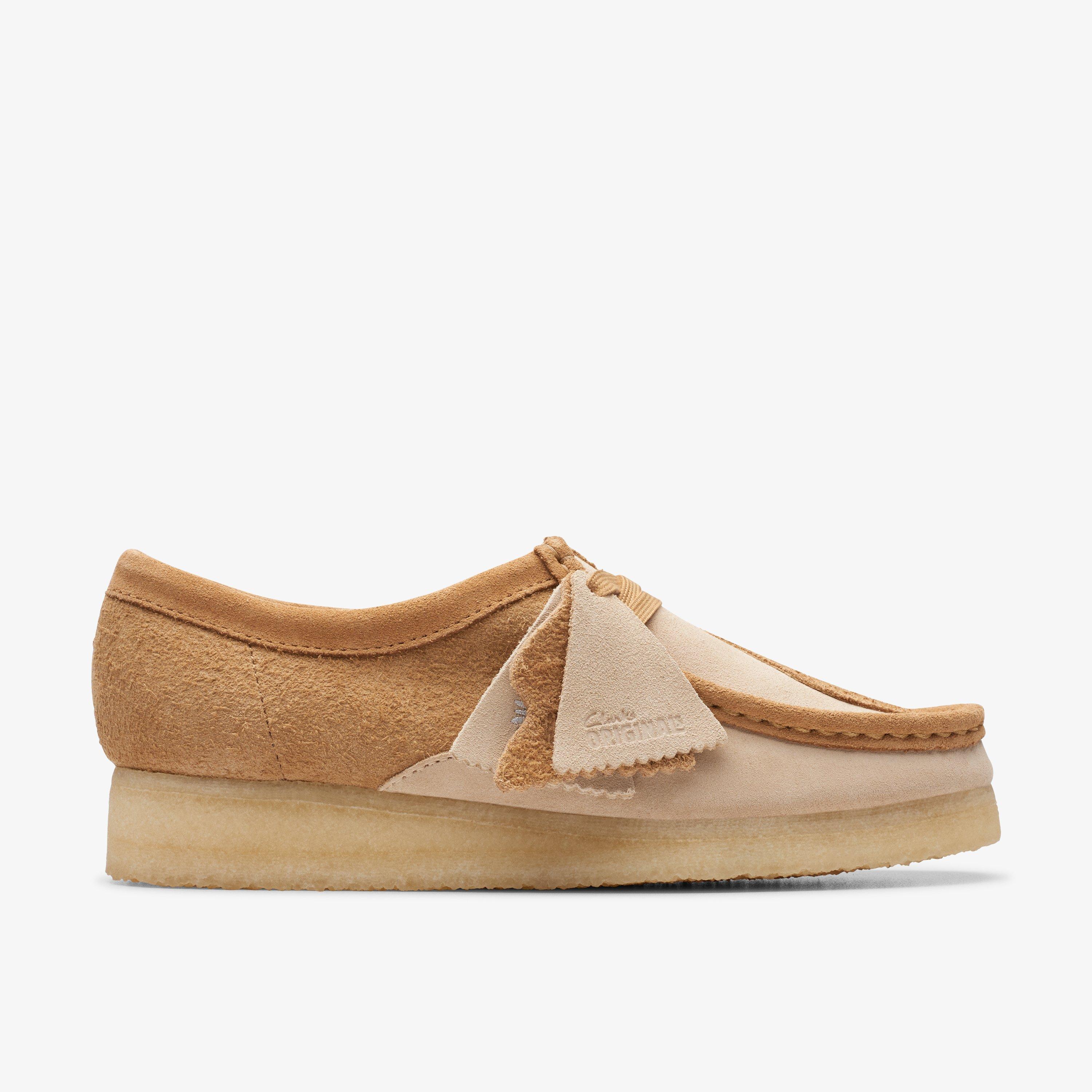 WOMENS Wallabee Blush Pink Suede Wallabee | Clarks US