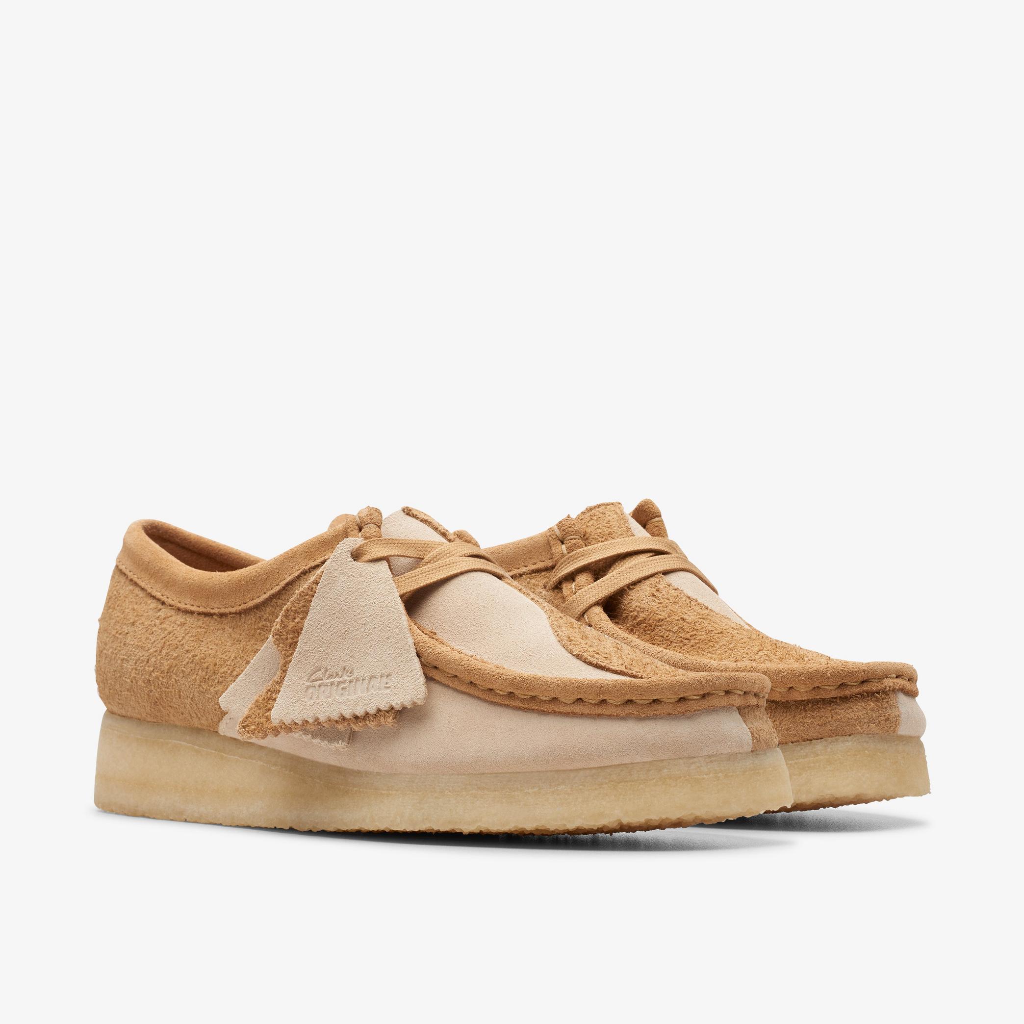 WOMENS Wallabee Mid Tan Combination Wallabee | Clarks US