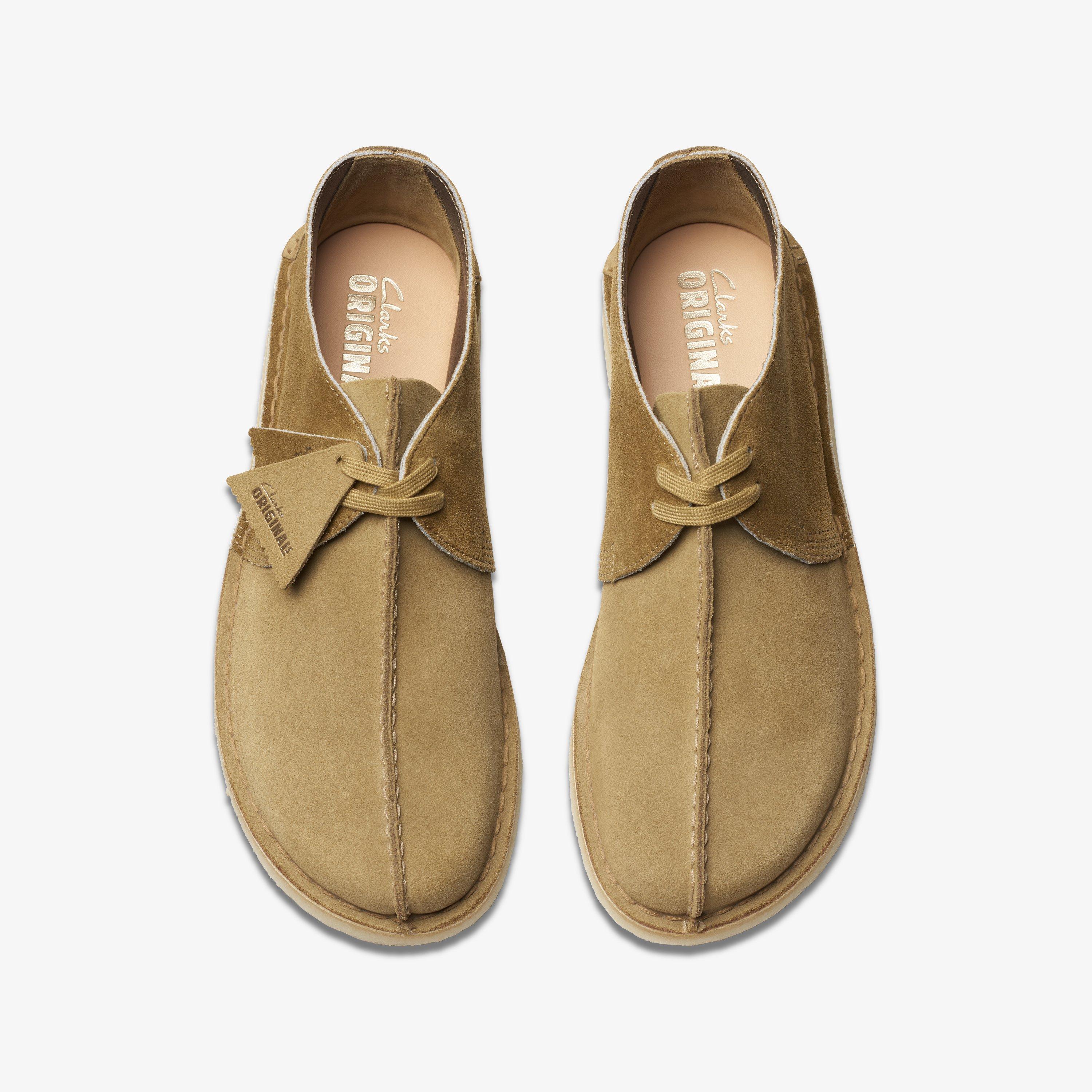 Men's Shoes Clarks Originals DESERT BOOT Leather Chukkas 48539 TAN