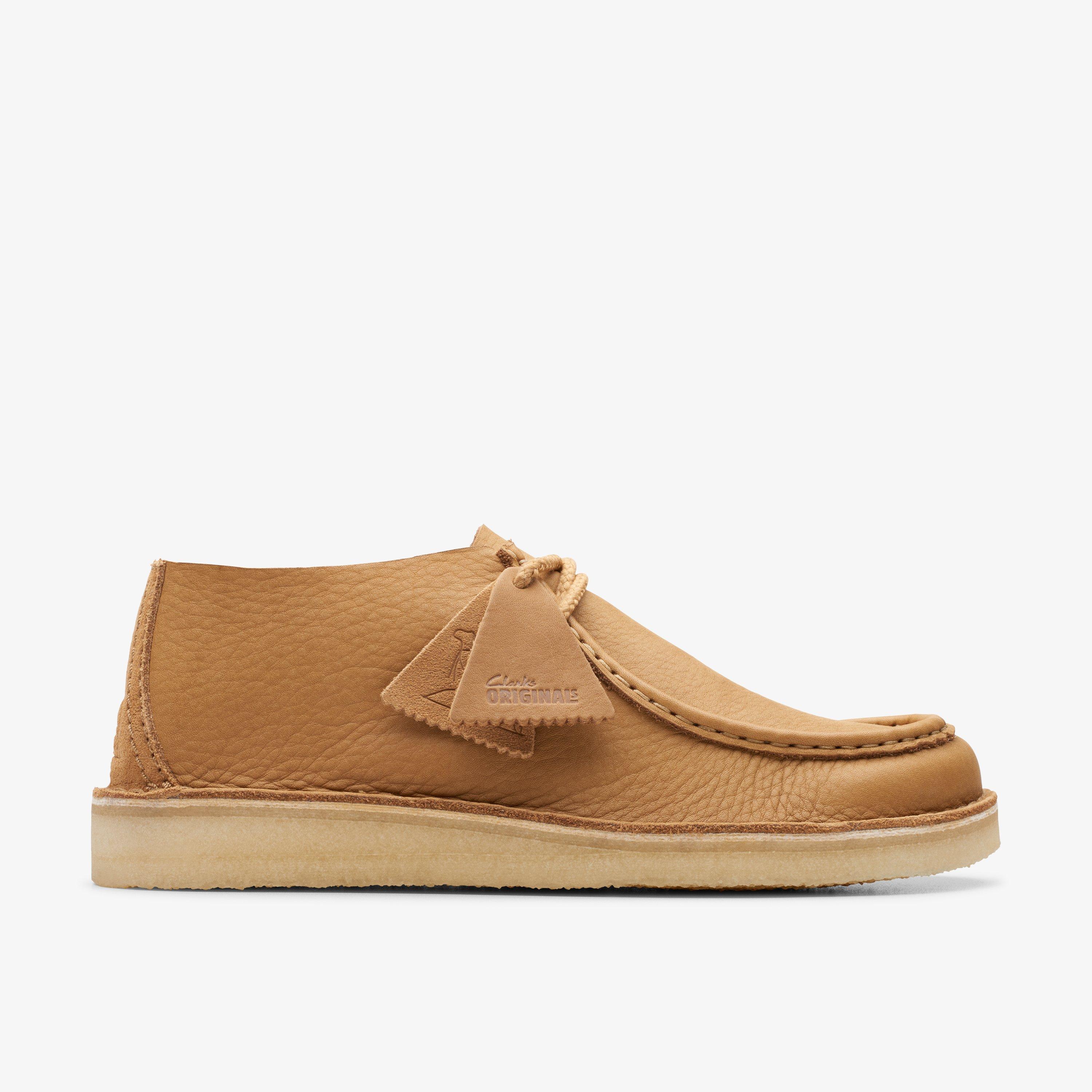 MENS Desert Nomad Mid Tan Leather Moccasins | Clarks US