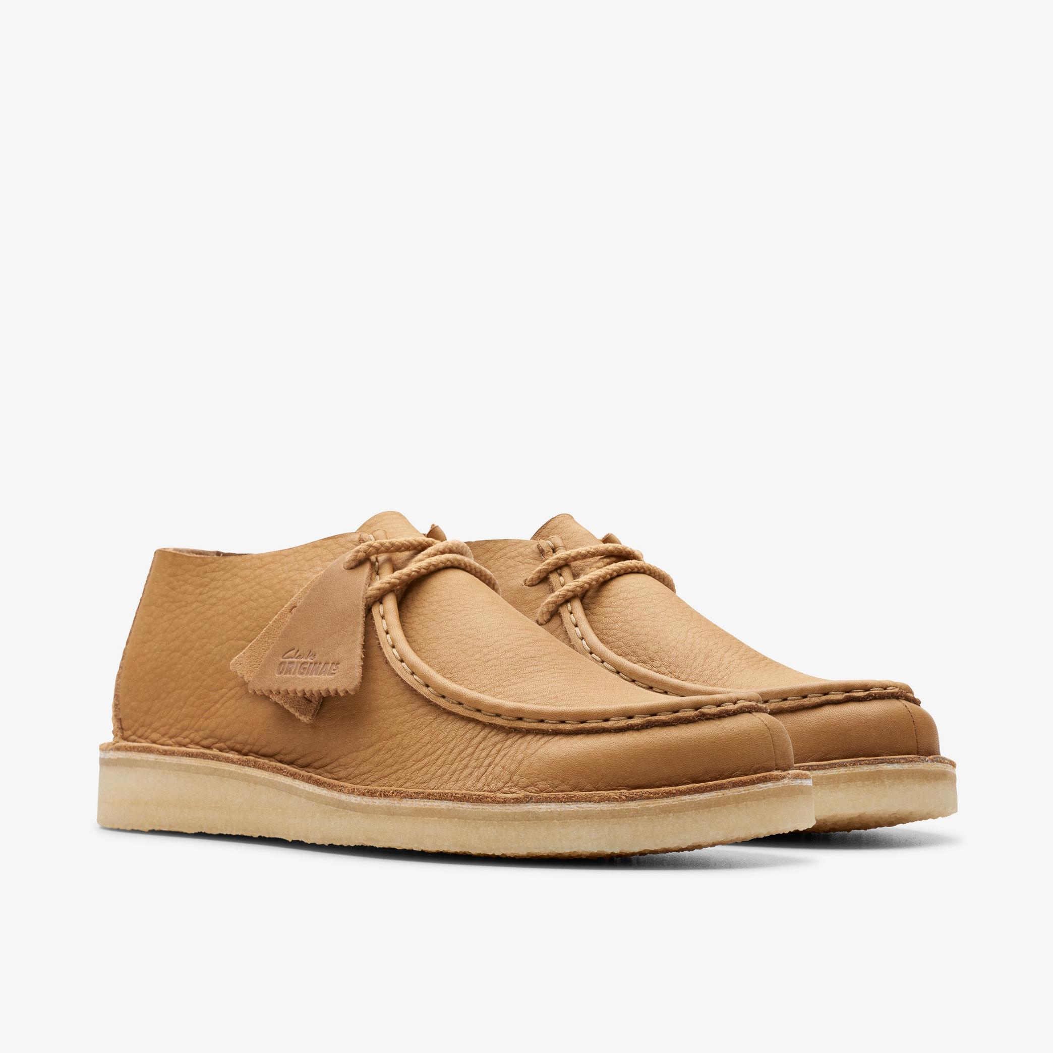 Desert Nomad Mid Tan Leather Moccasins, view 4 of 6