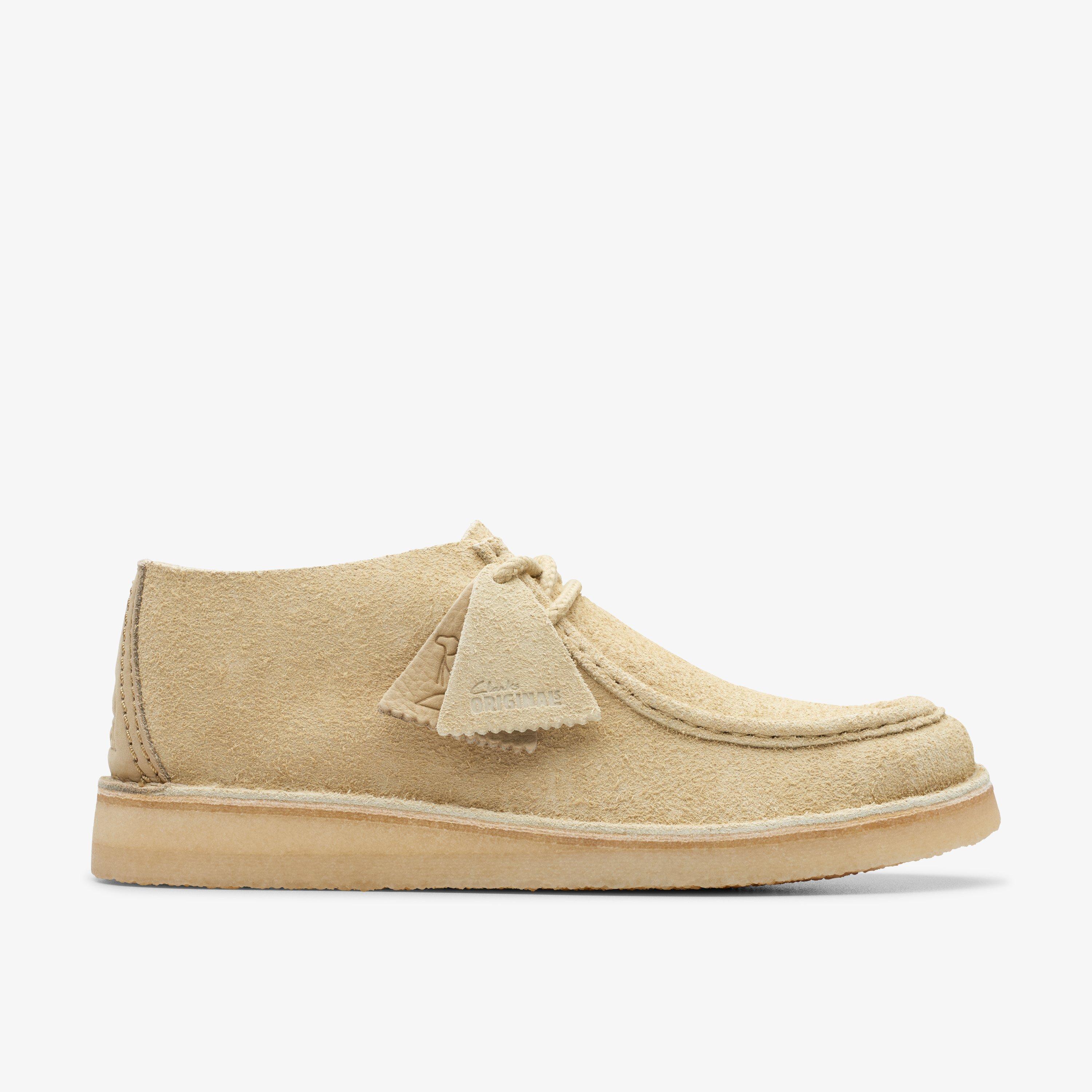 MENS Desert Nomad Maple Hairy Suede Moccasins | Clarks US