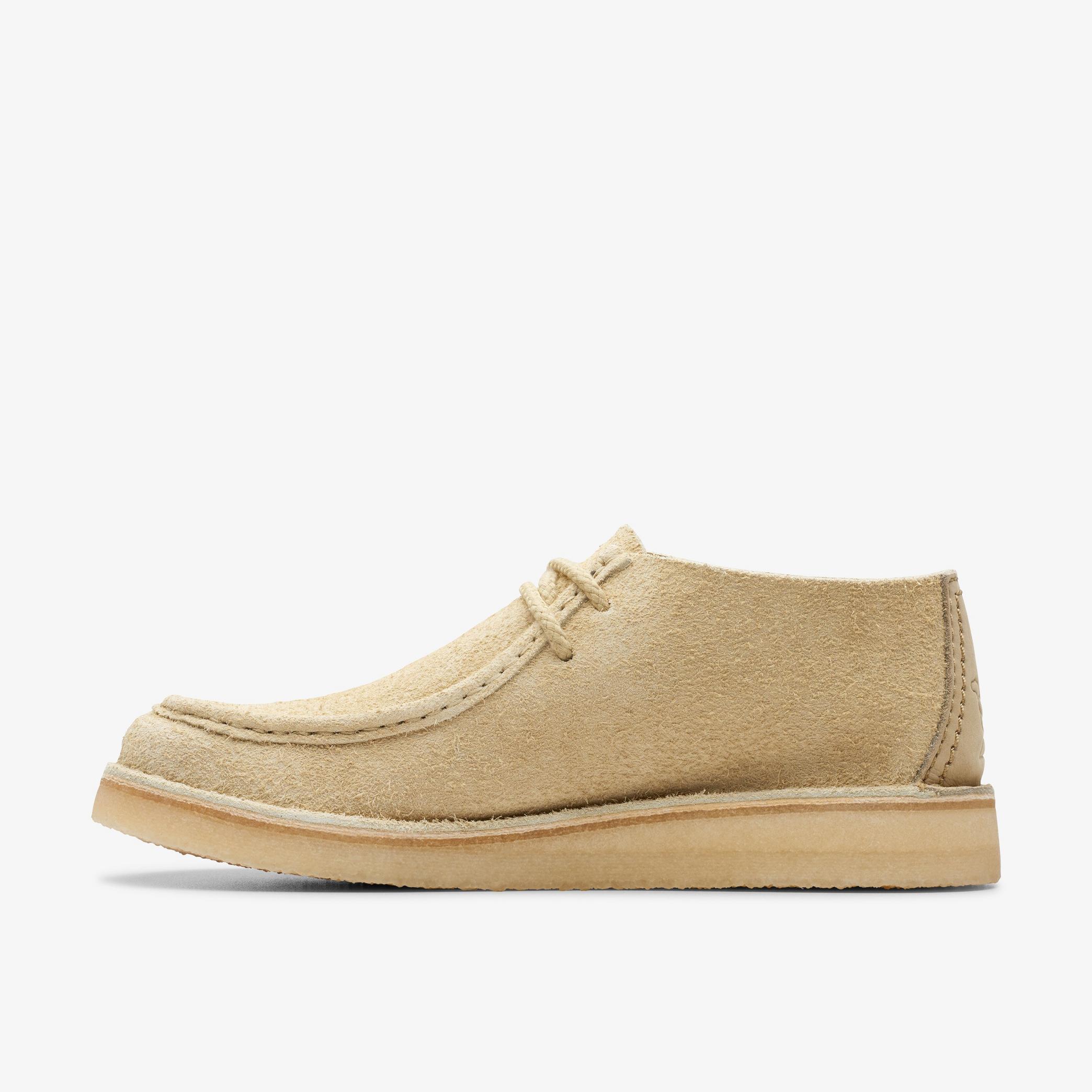 MENS Desert Nomad Maple Hairy Suede Moccasins | Clarks US