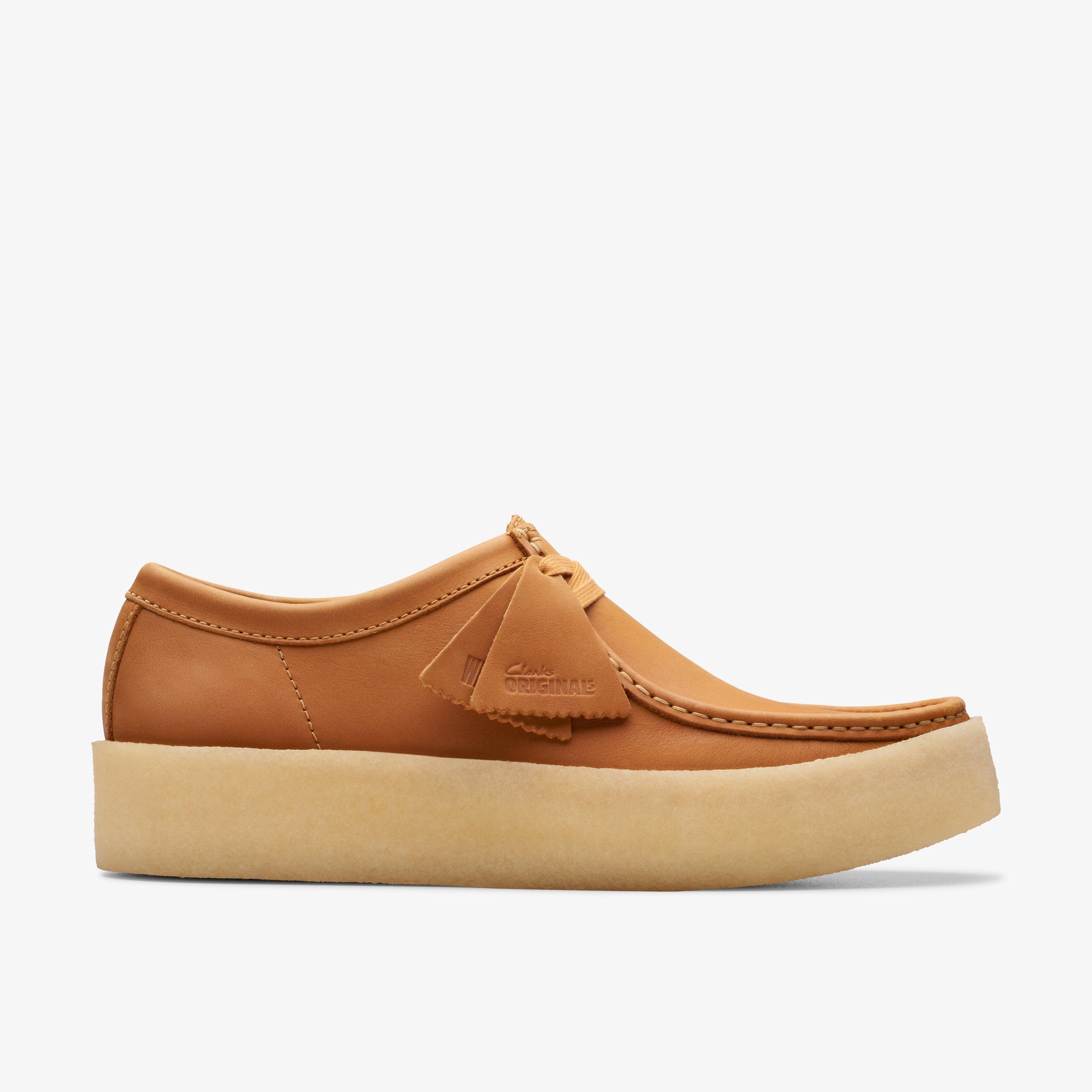 Size 12 Clarks Originals Wallabee Cup Mid Tan Leather shoes
