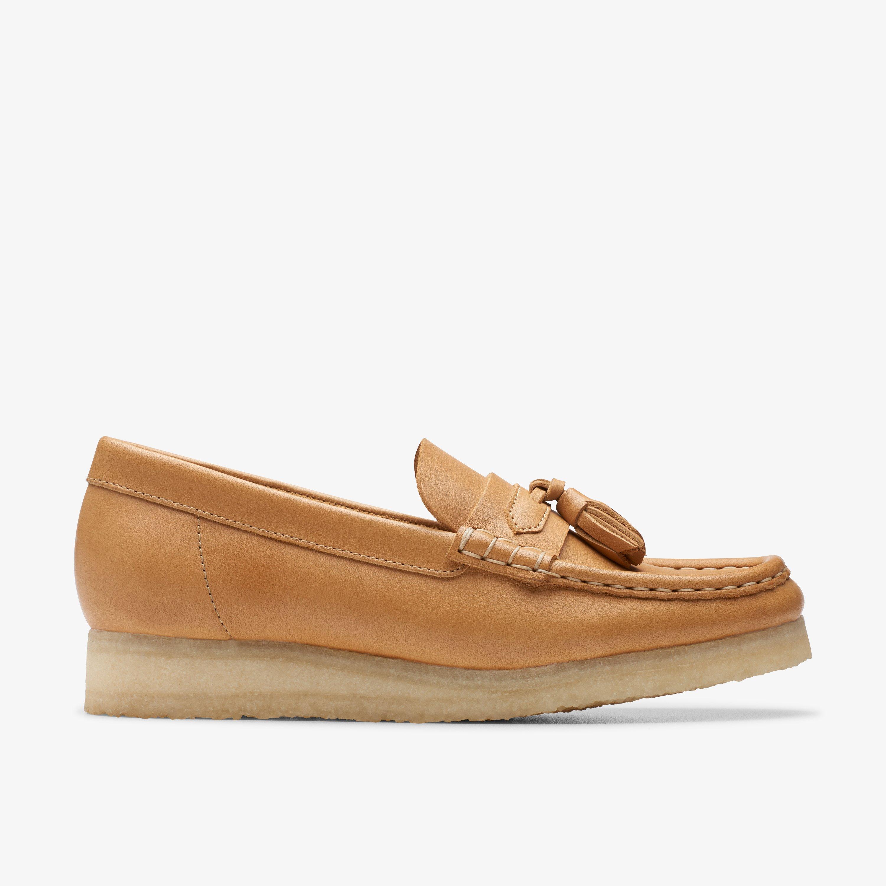 Tan soft store leather loafers womens