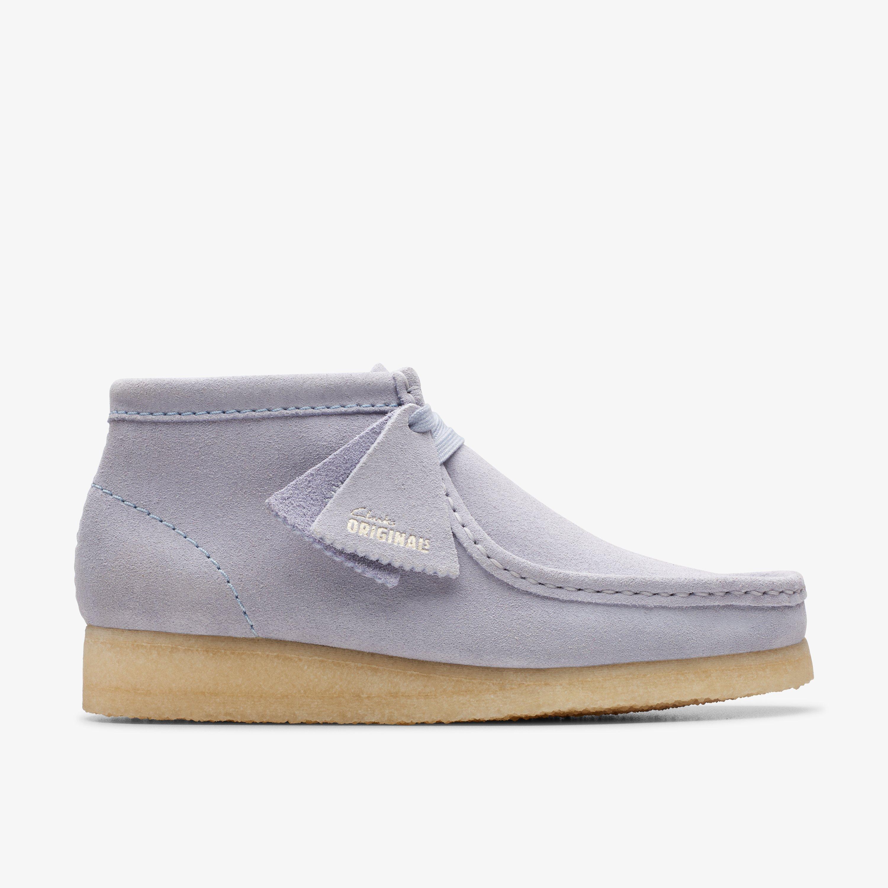 WOMENS Wallabee Boot Cloud Grey Suede Wallabee | Clarks US