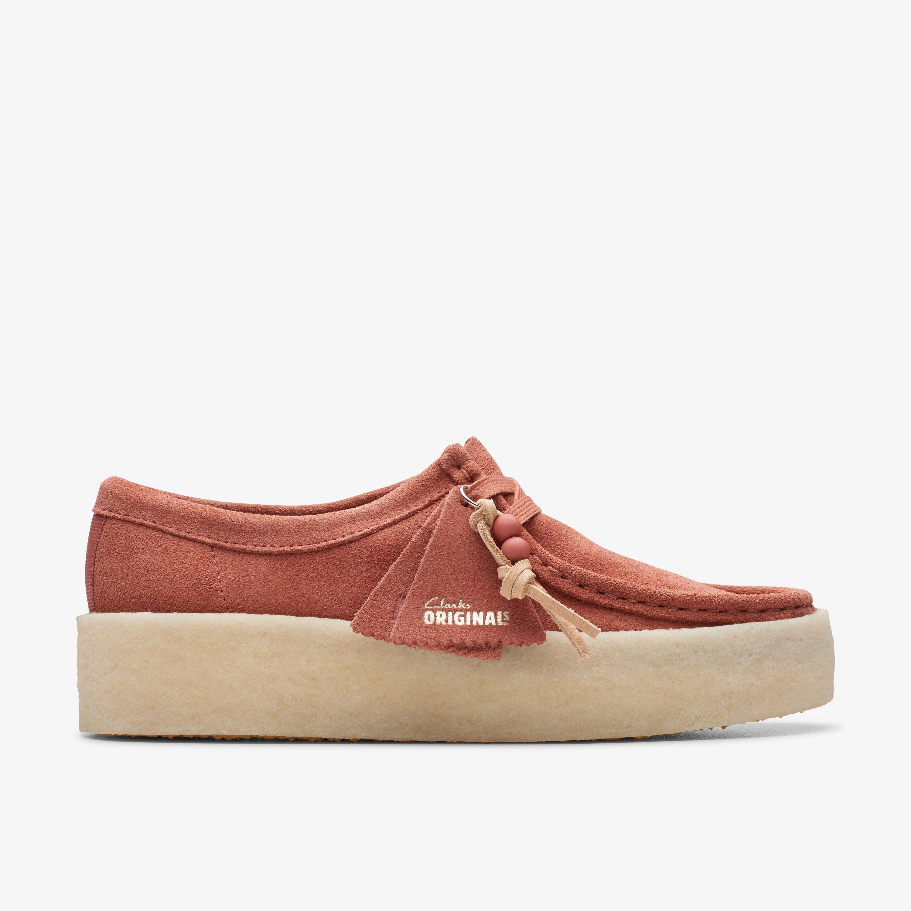 Clarks Wallabee Cup In Red