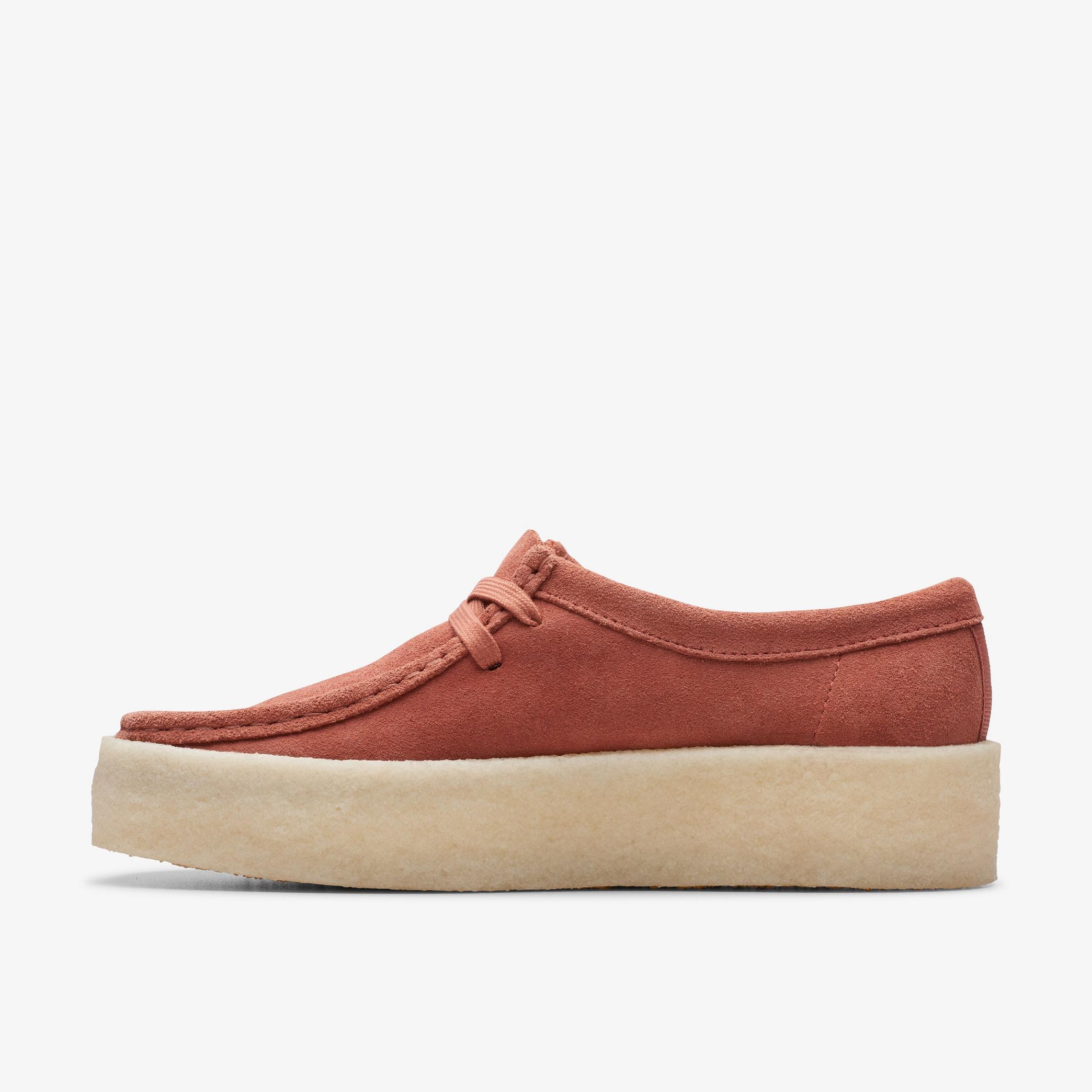 Wallabee Cup Terracotta Suede Wallabee, view 2 of 7