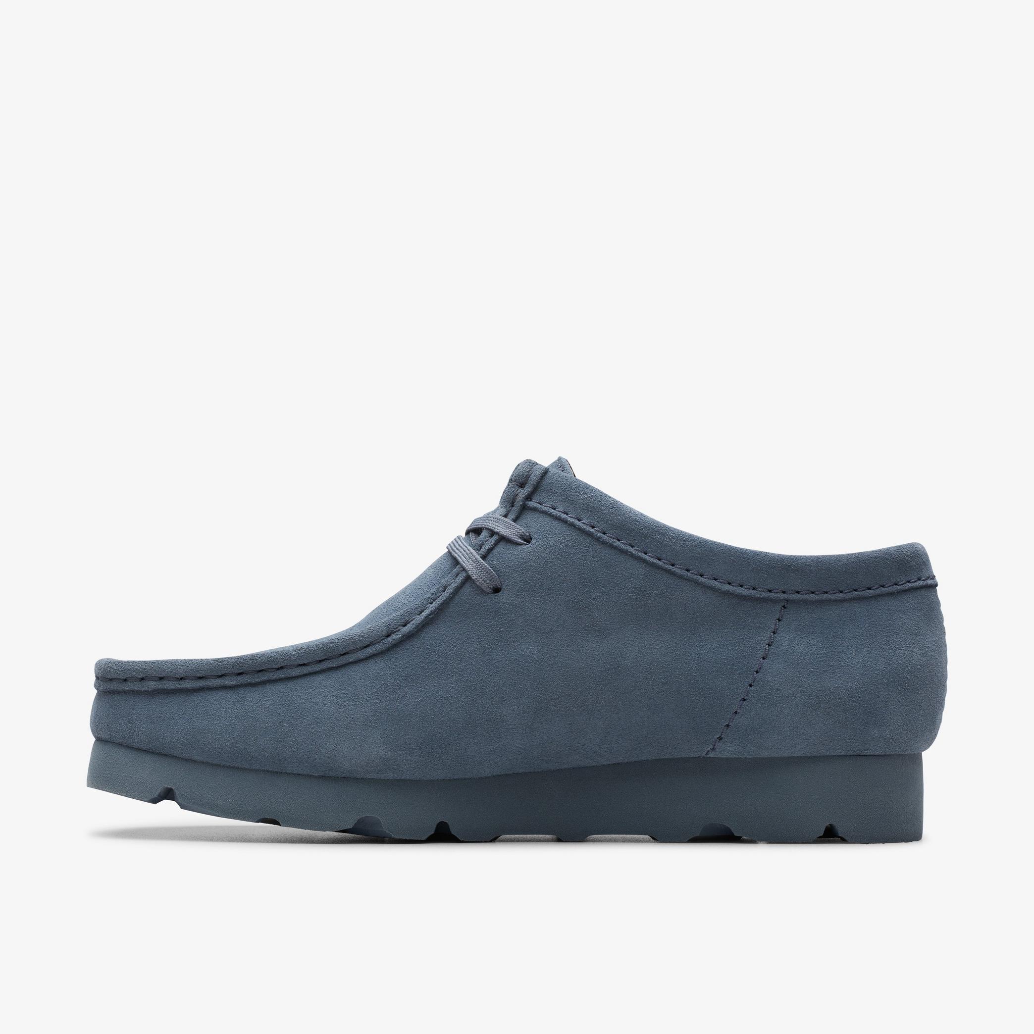 Wallabee GORE-TEX Blue/Grey Suede Shoes, view 2 of 7
