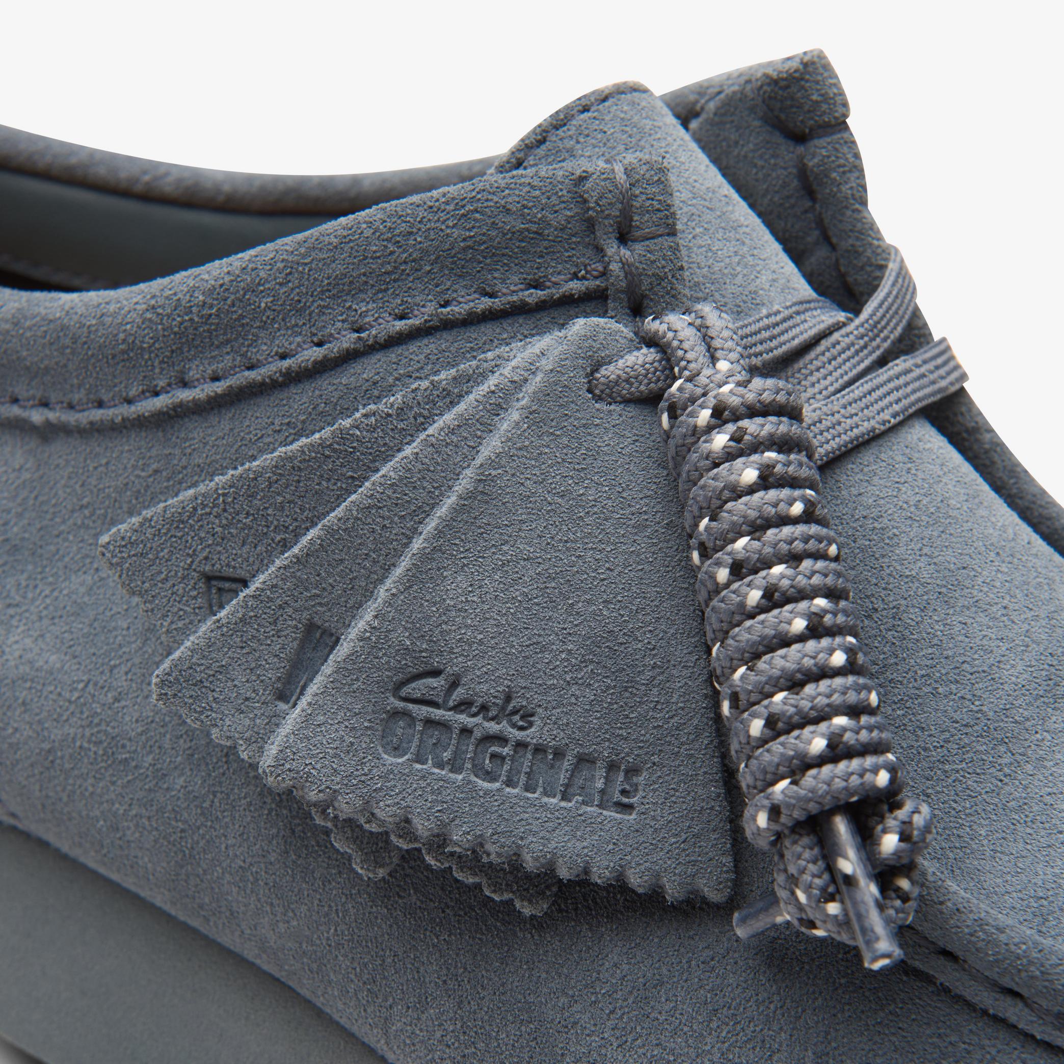 Wallabee GORE-TEX Blue/Grey Suede Shoes, view 7 of 7