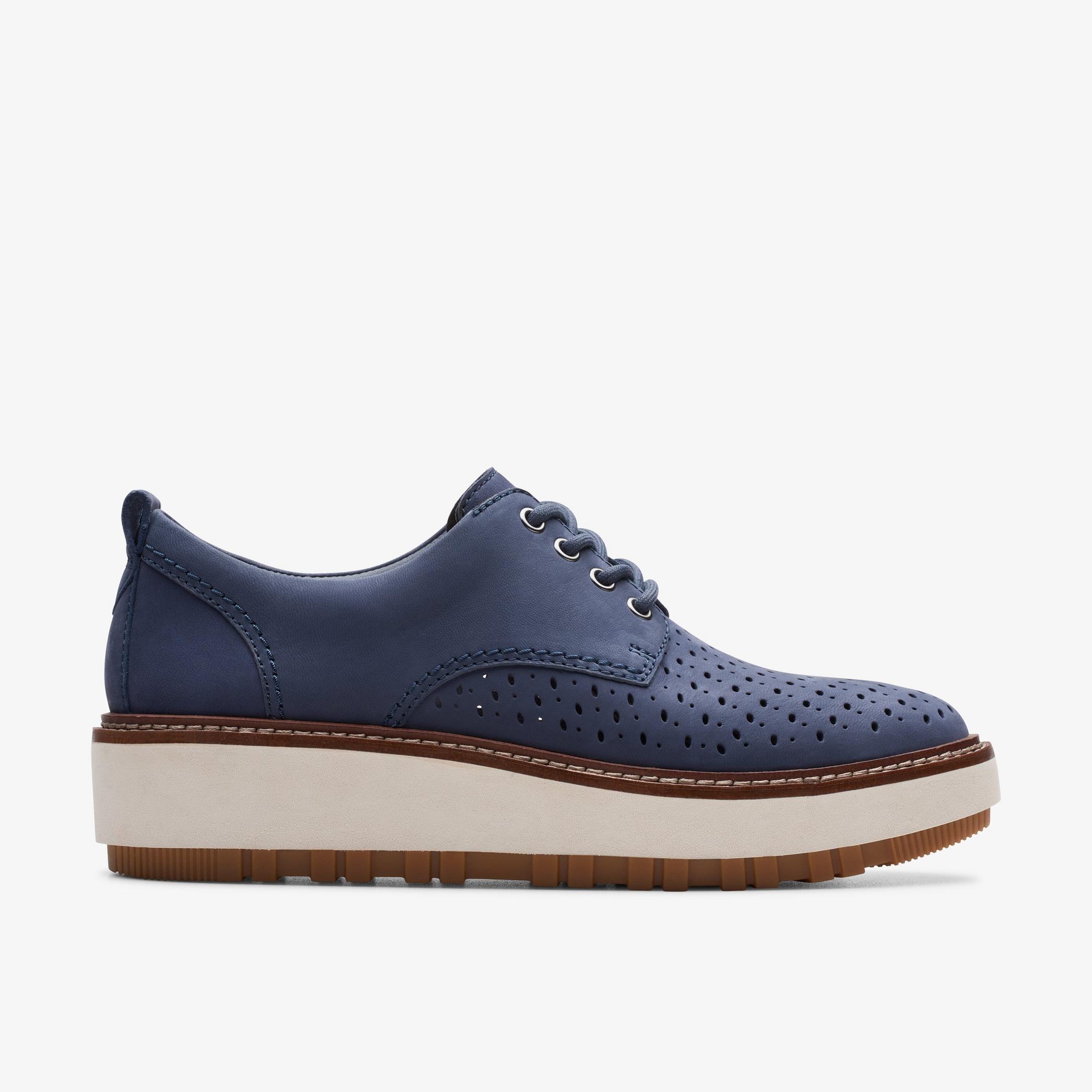 Orianna Move Navy Nubuck Loafers, view 1 of 6