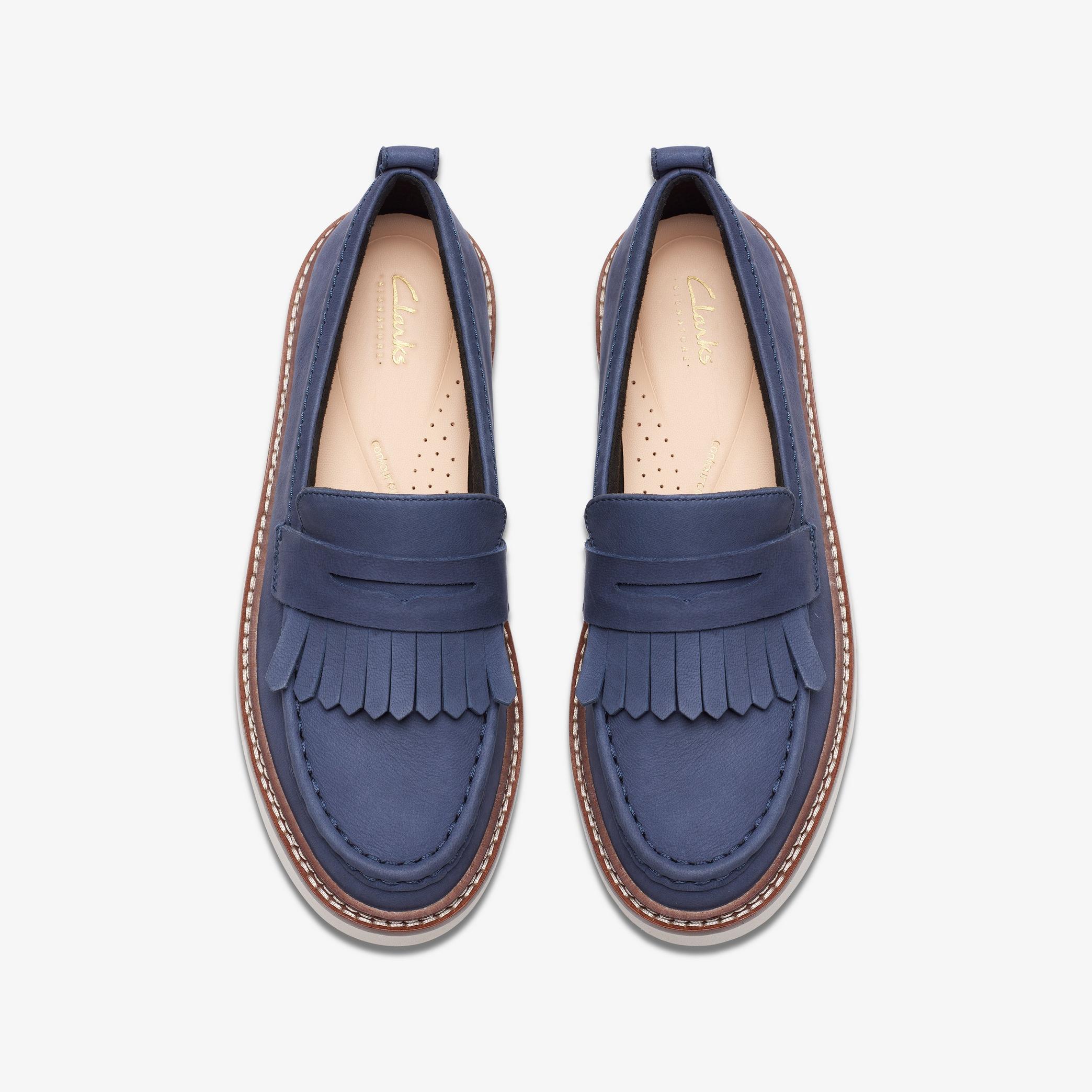 Orianna Loafer Navy Nubuck Loafers, view 8 of 11