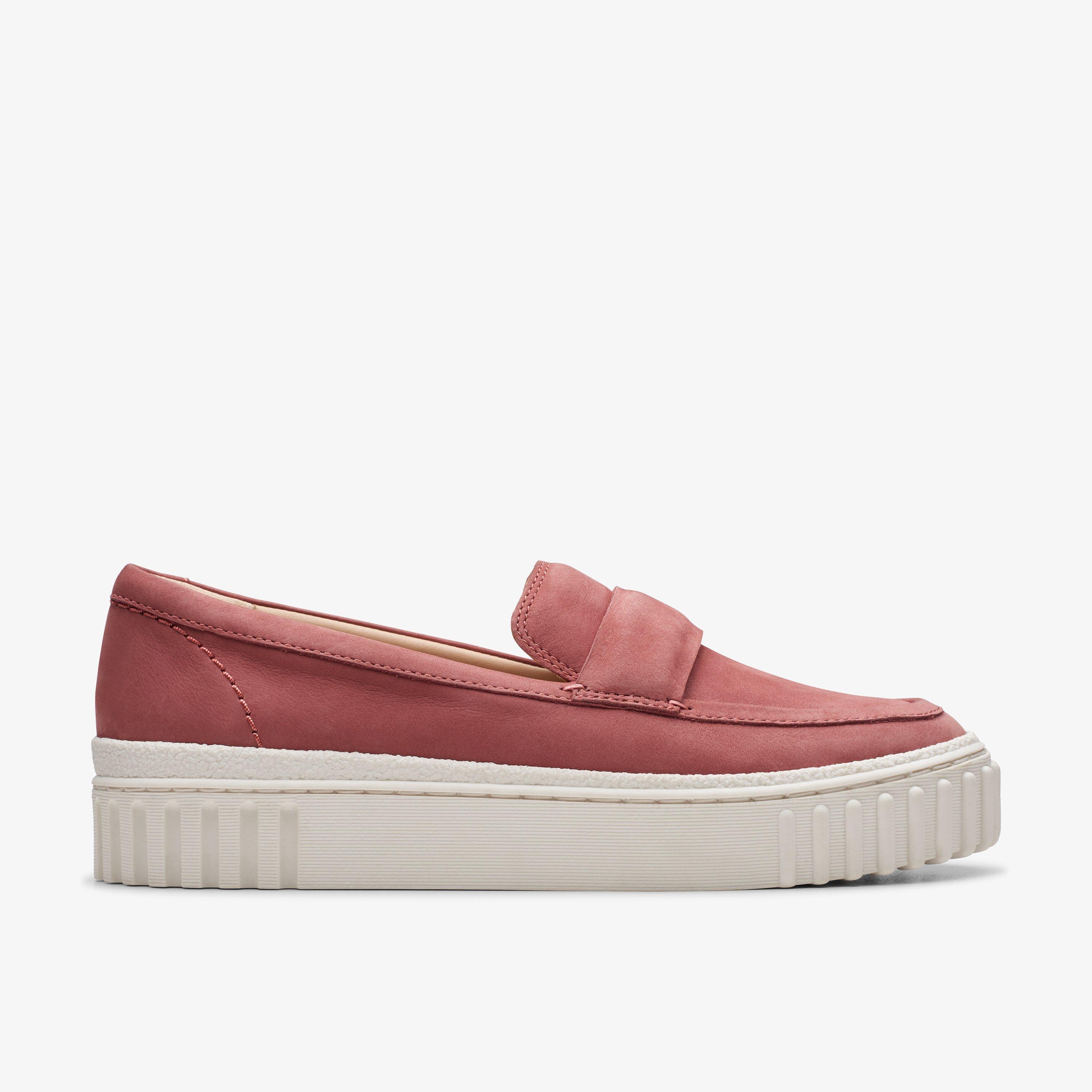 Pink leather slip on 2024 sneakers