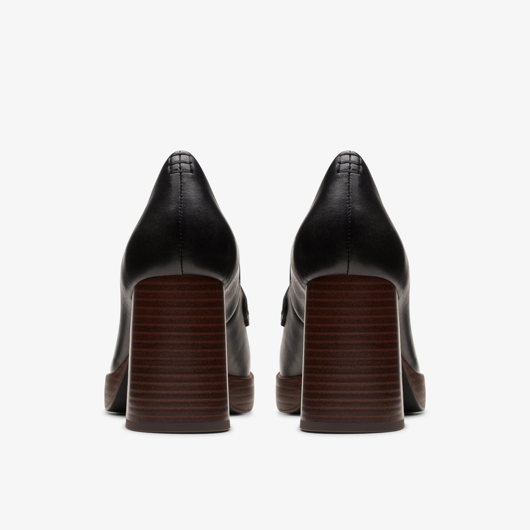 Chaussures à talons hauts en cuir noir Zoya85 Walk, vue 5 de 6