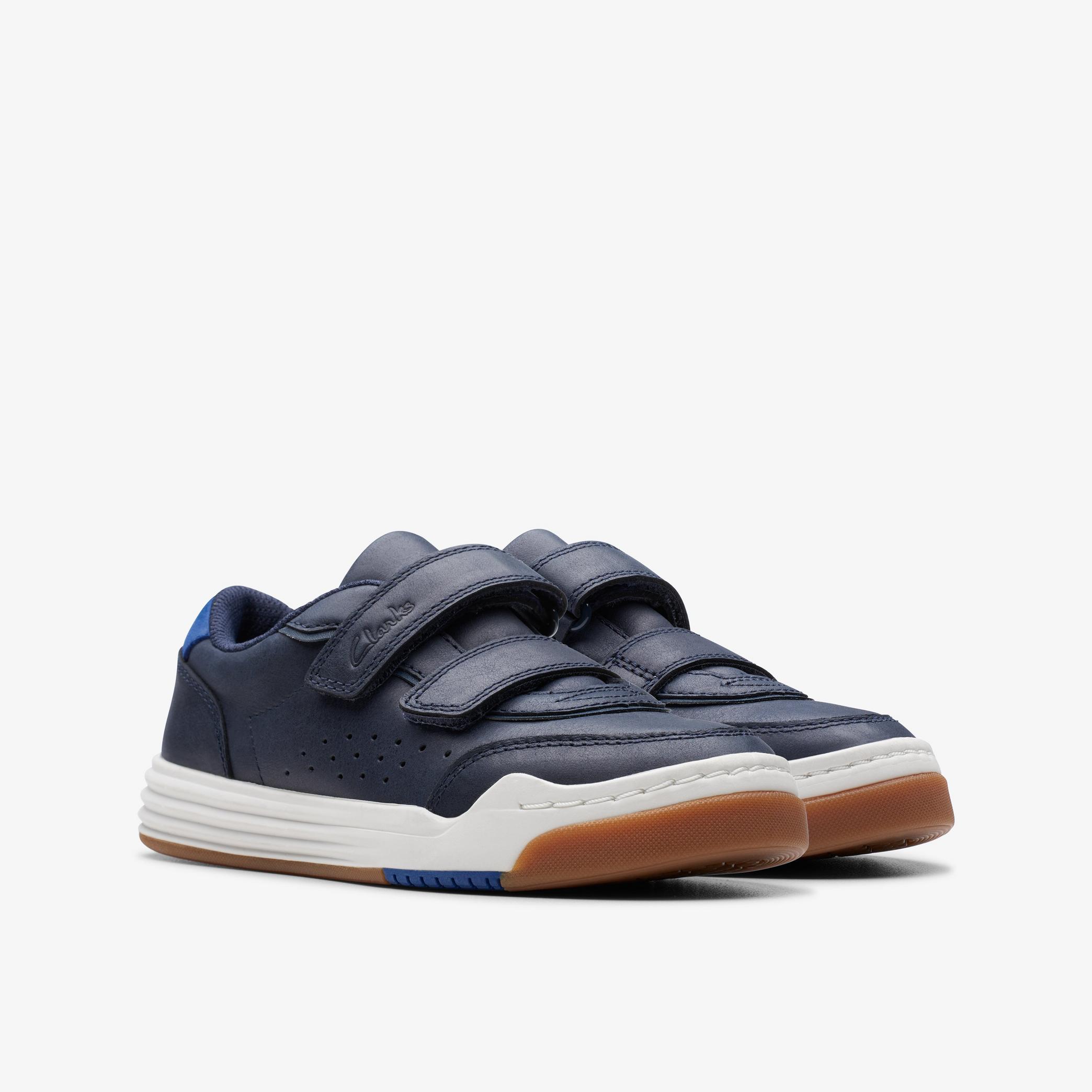 Urban Solo Kid Navy Trainers, view 4 of 6