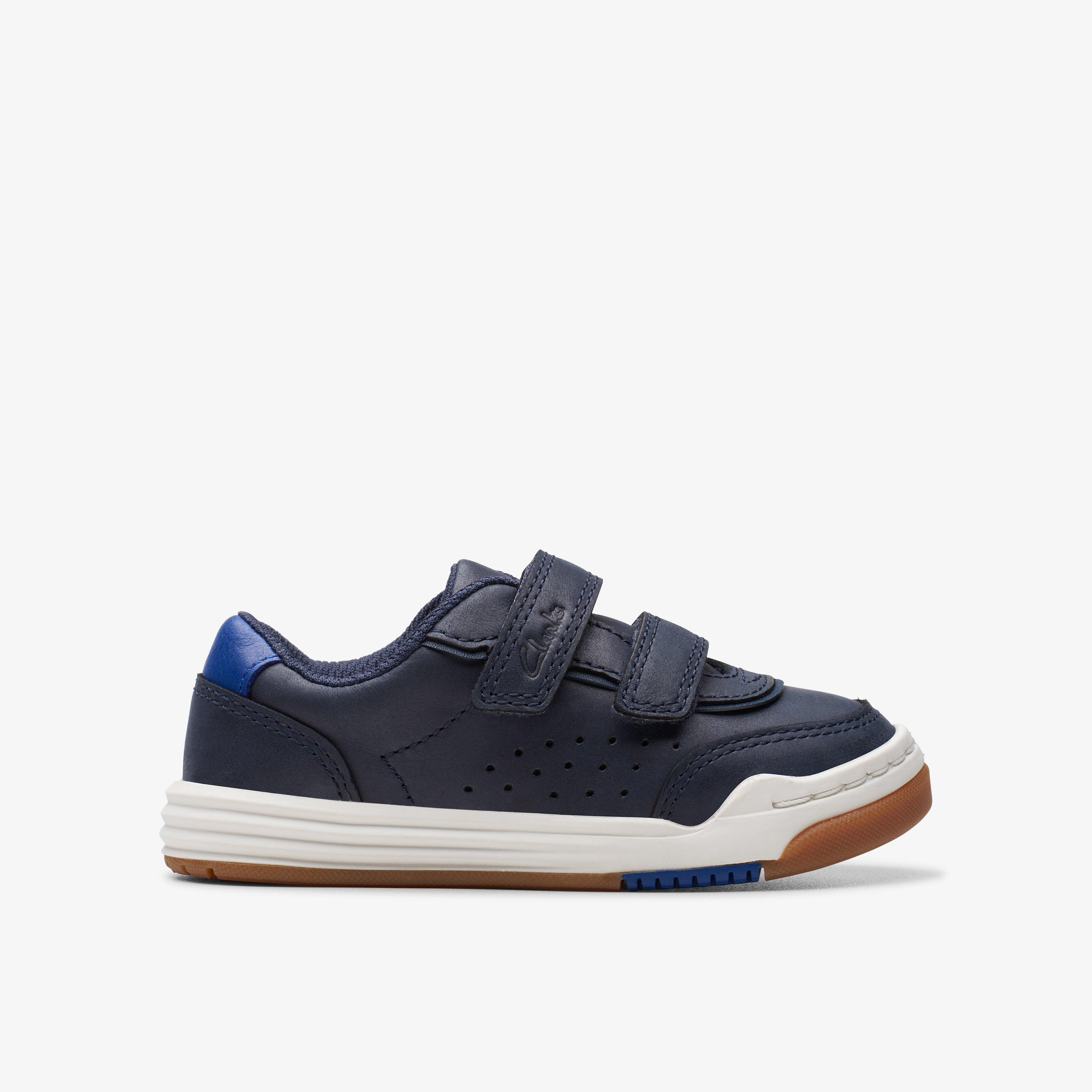 Boys, Girls, Kids Unisex Urban Solo Toddler Navy Trainers | Clarks UK