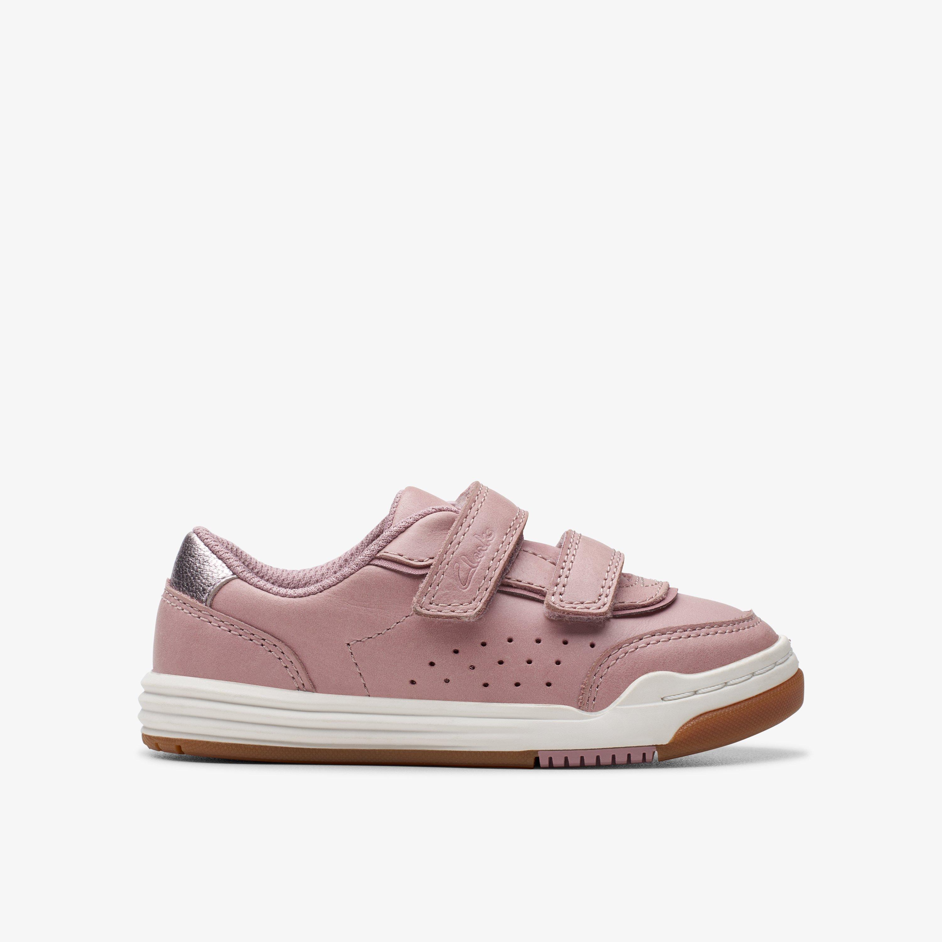 Girls Urban Solo Toddler Dusty Pink Trainers | Clarks UK