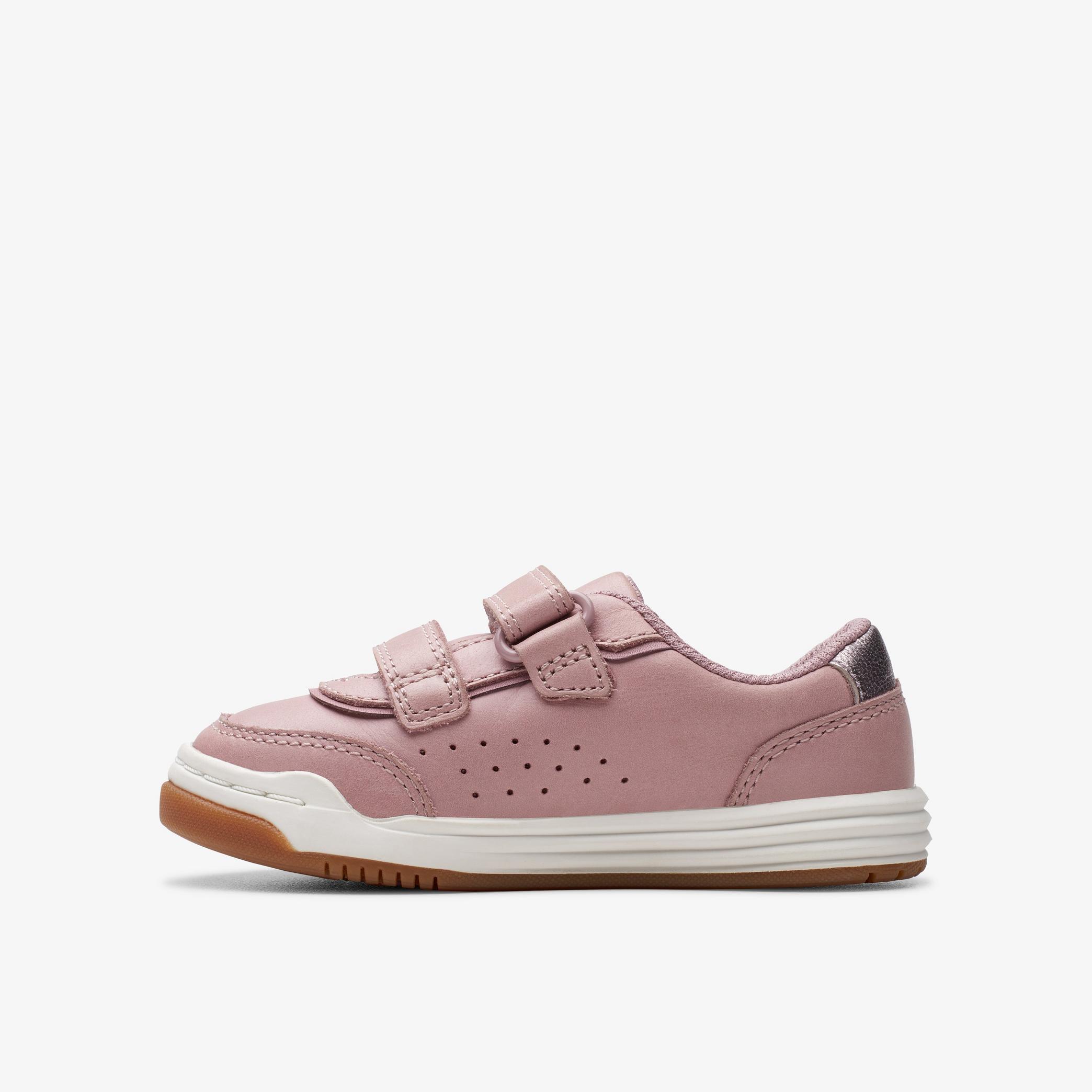 Girls Urban Solo Toddler Dusty Pink Trainers | Clarks UK