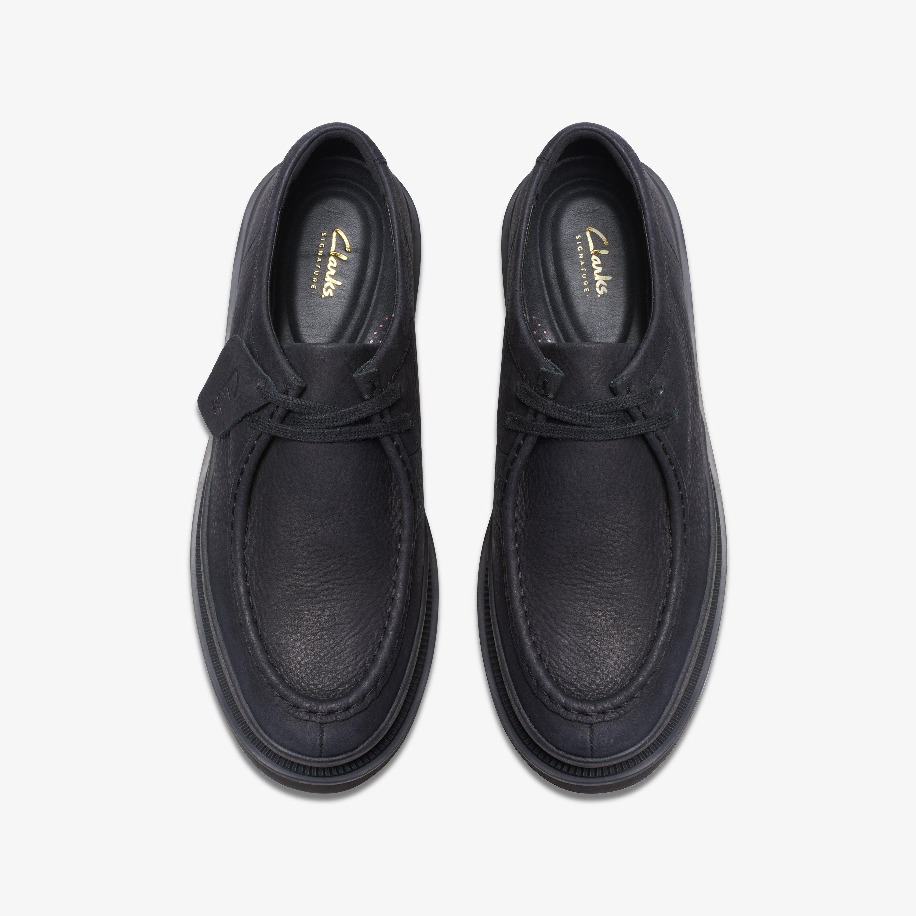 Clarks mens black clearance shoes