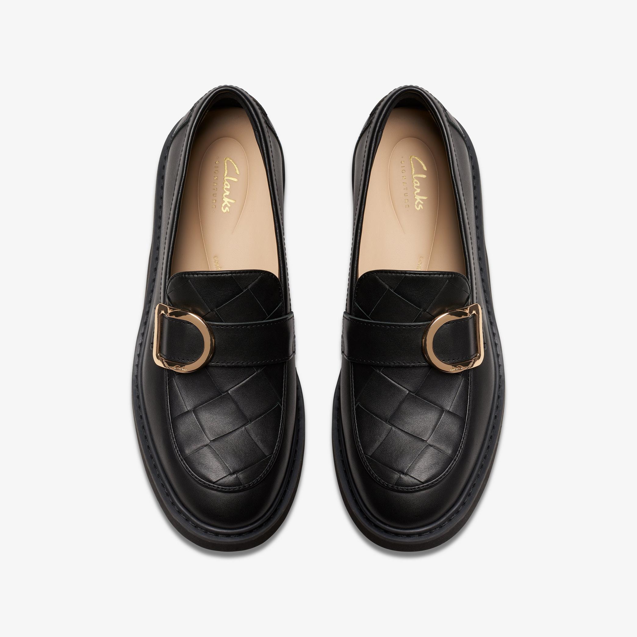 SPLEND PENNY Black Leather Loafers, view 6 of 6