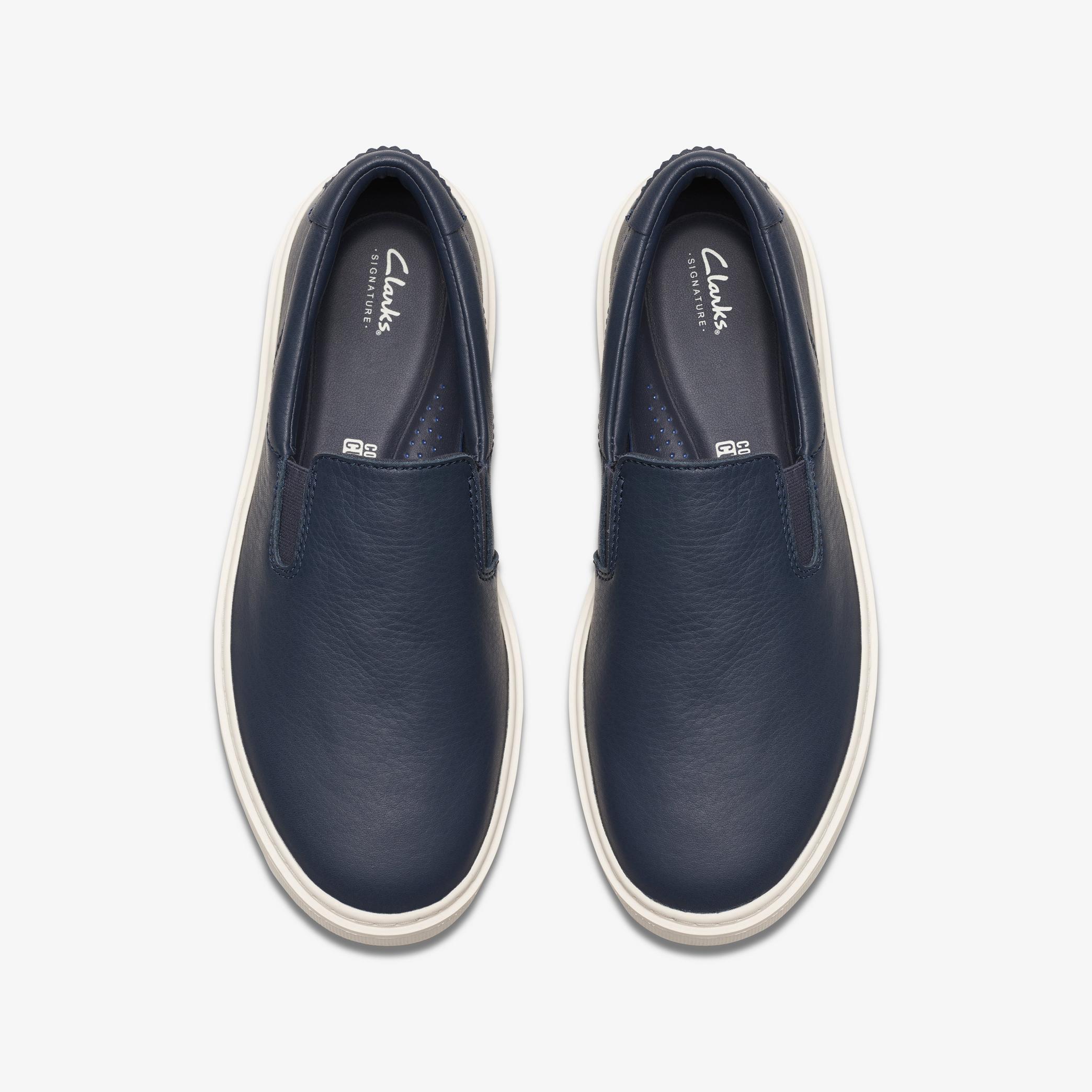 CRAFT SWIFT GO Navy Leather Slip Ons, view 6 of 6