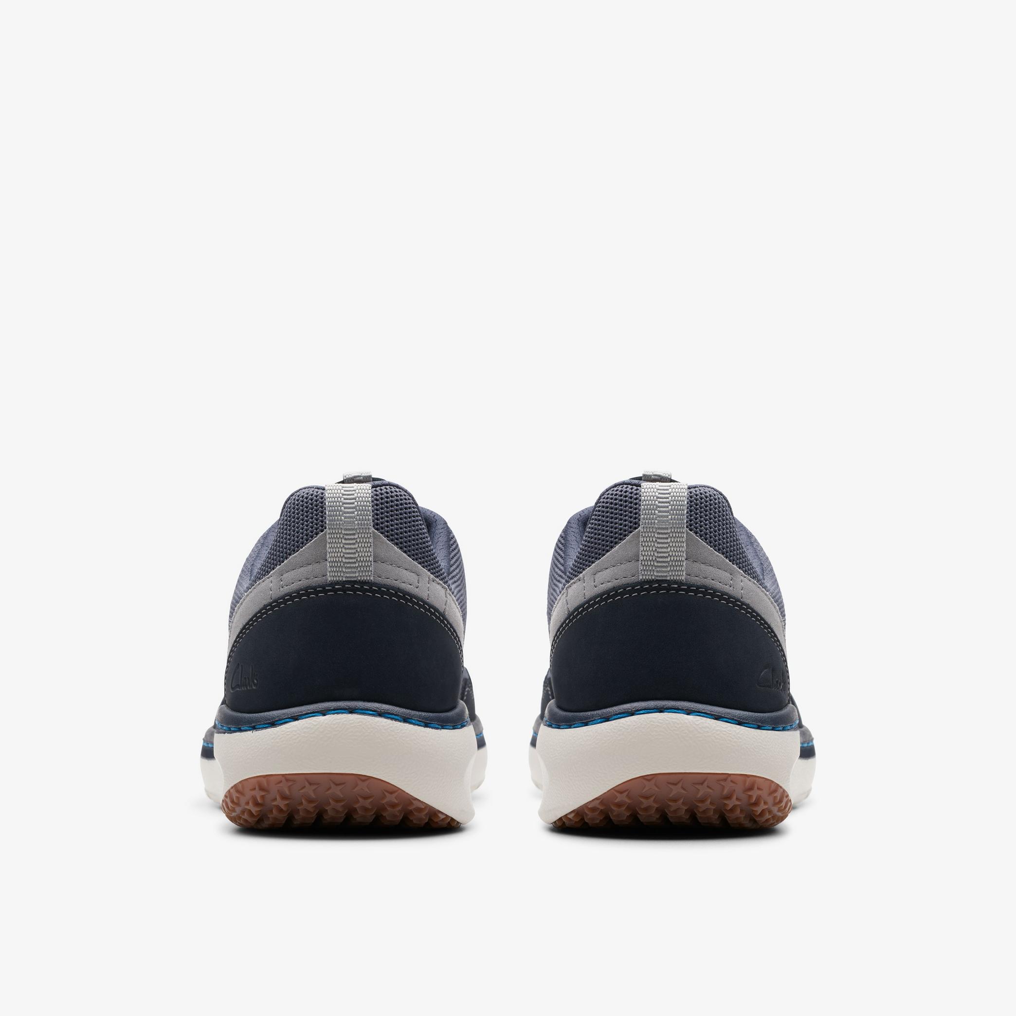 Clarks Pro Knit Navy Combination Trainers, view 5 of 6