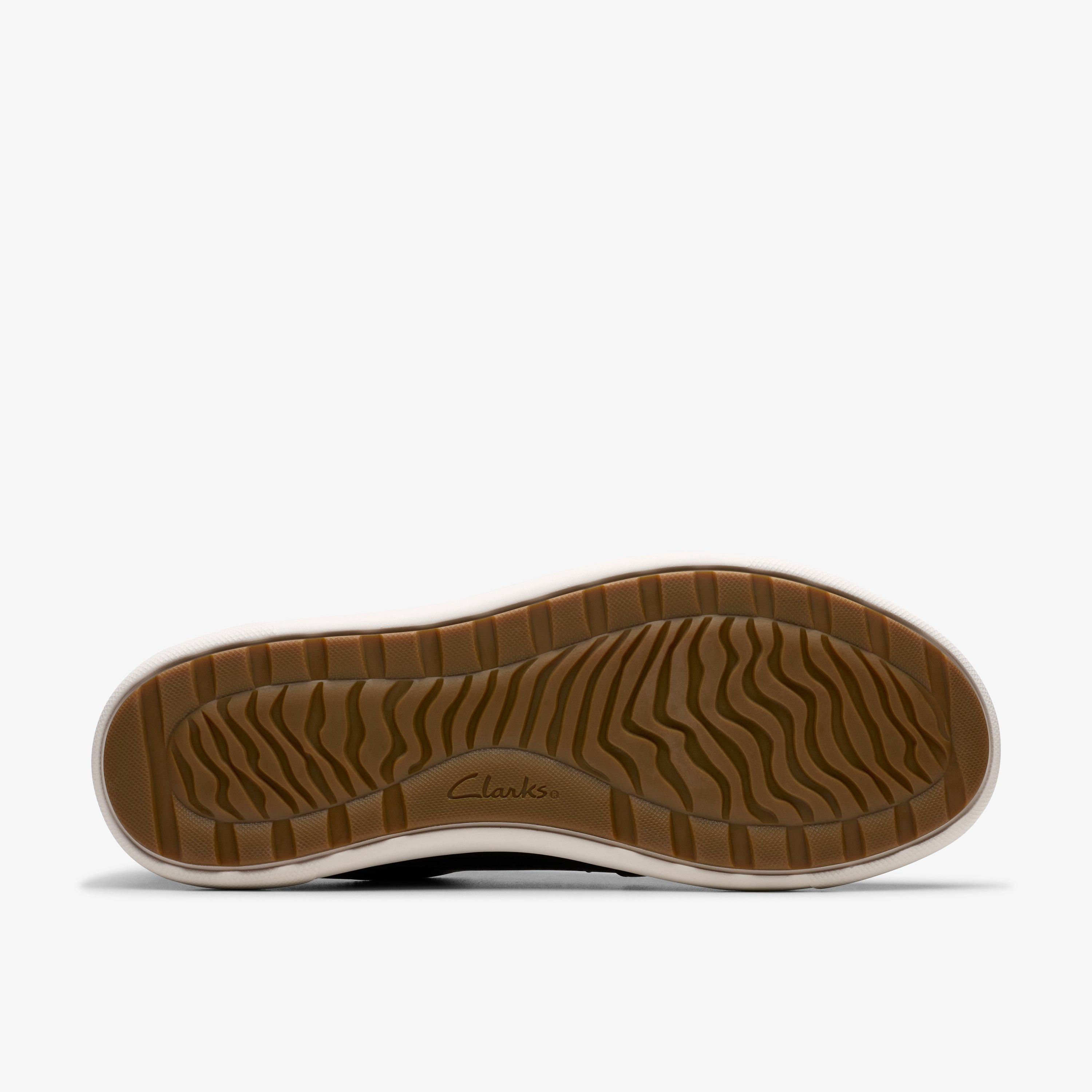 靴 Clarks Clarks Signature Tivoli Leather Side Zip Wedge Sneakers