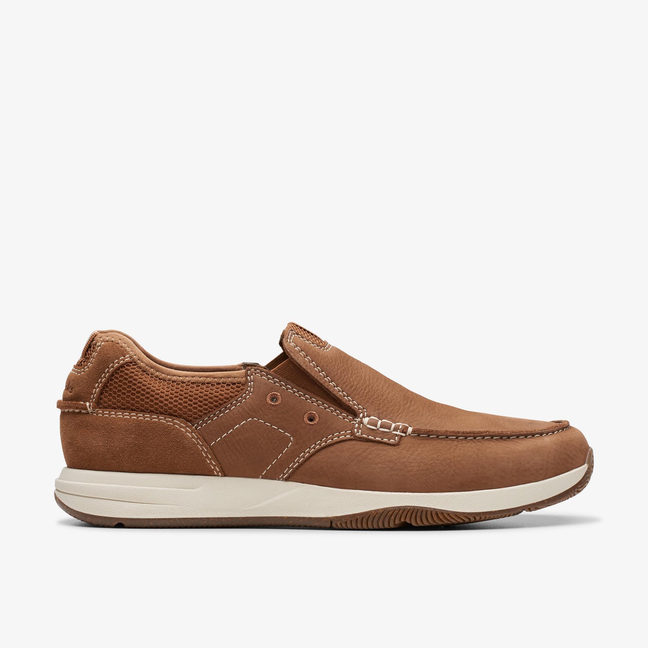 Sailview Step Light Tan Nubuck Boat Shoes, view 1 of 6