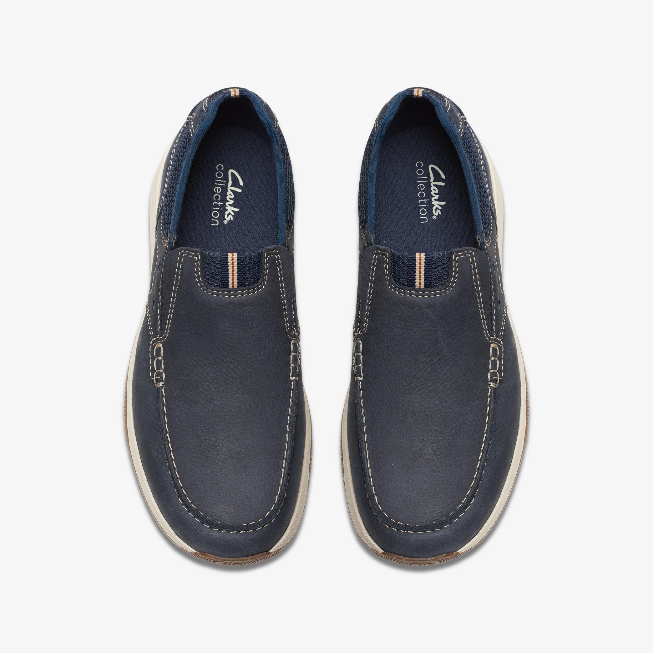 Sailview Step Navy Nubuck Boat Shoes, view 6 of 6