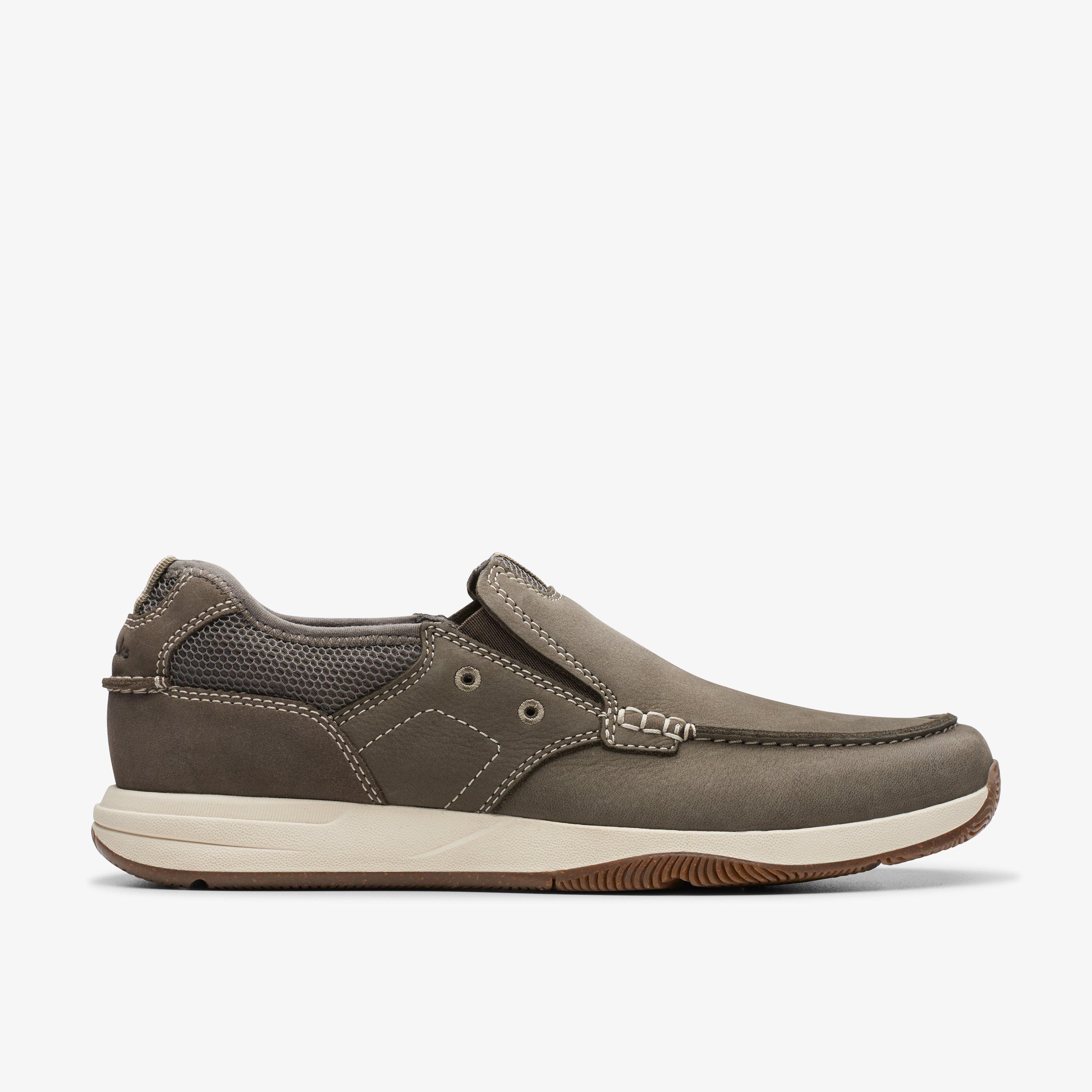 Mens Sailview Step Taupe Nubuck Clarks CA