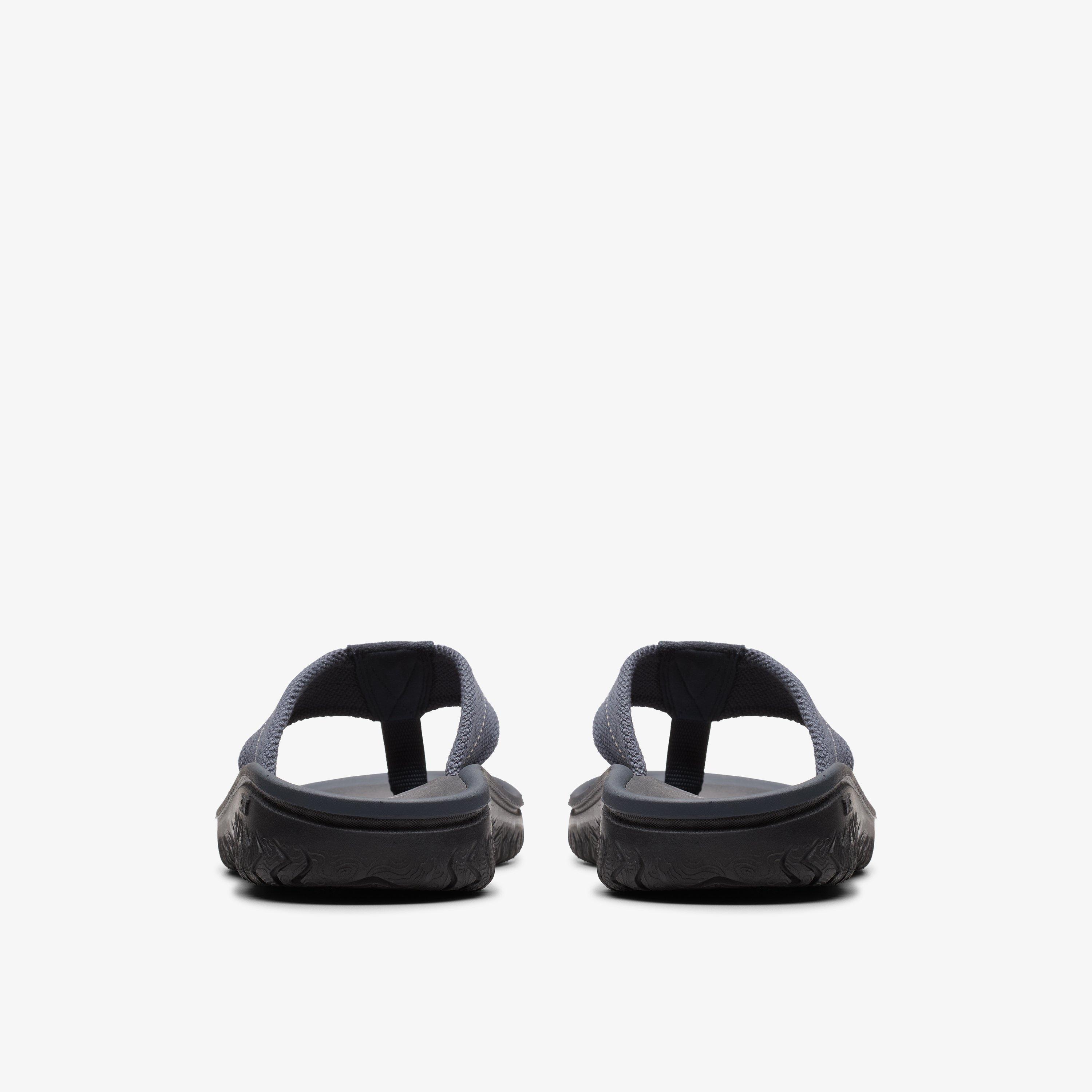 Clarks Wesley Belt Mens Navy Blue Thong Sandals Flip Flop Comfort Beach 26176983 Mens Wesley Belt Navy Sandals Flip Flops | Clarks Outlet main image 2