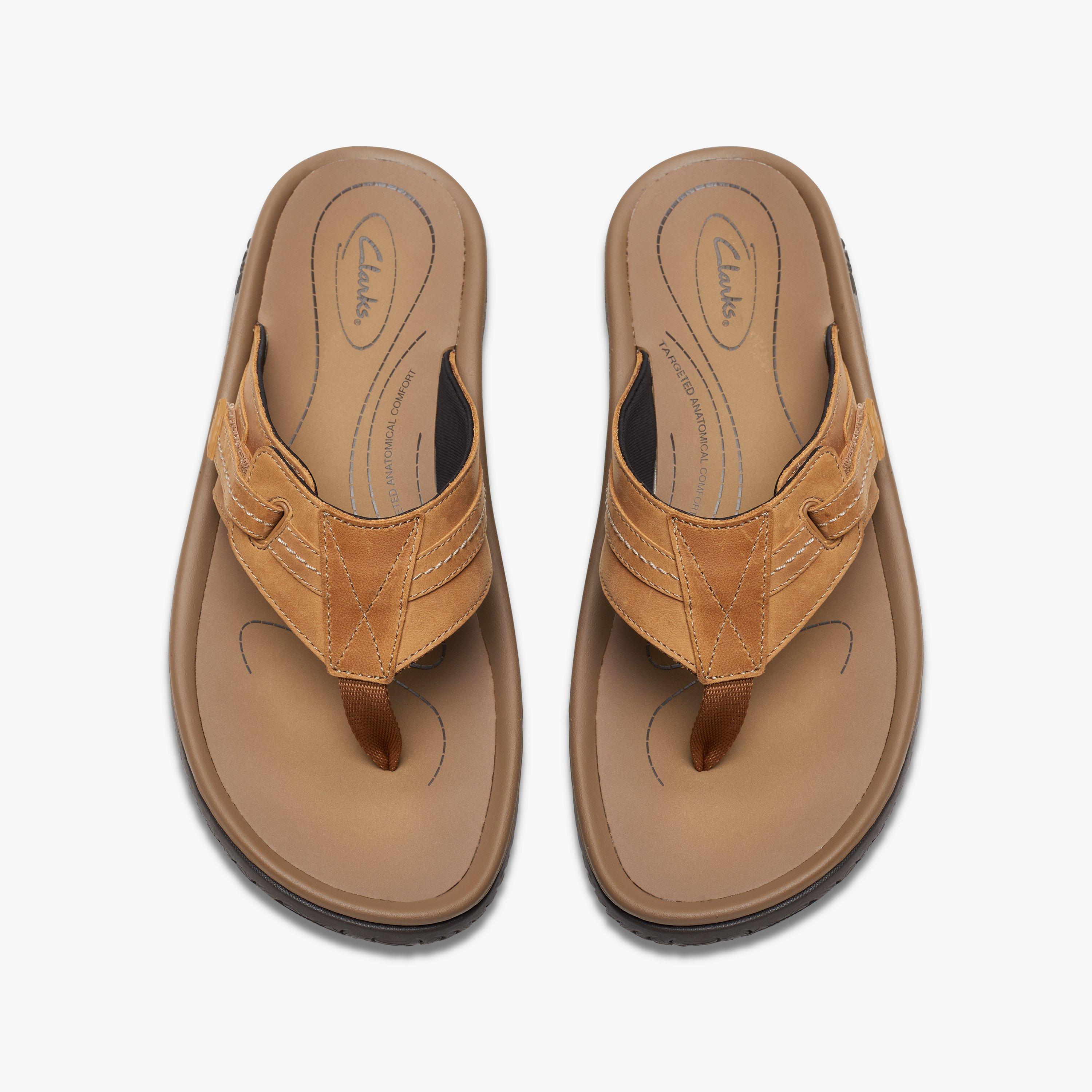 Clarks mens slide sandals best sale