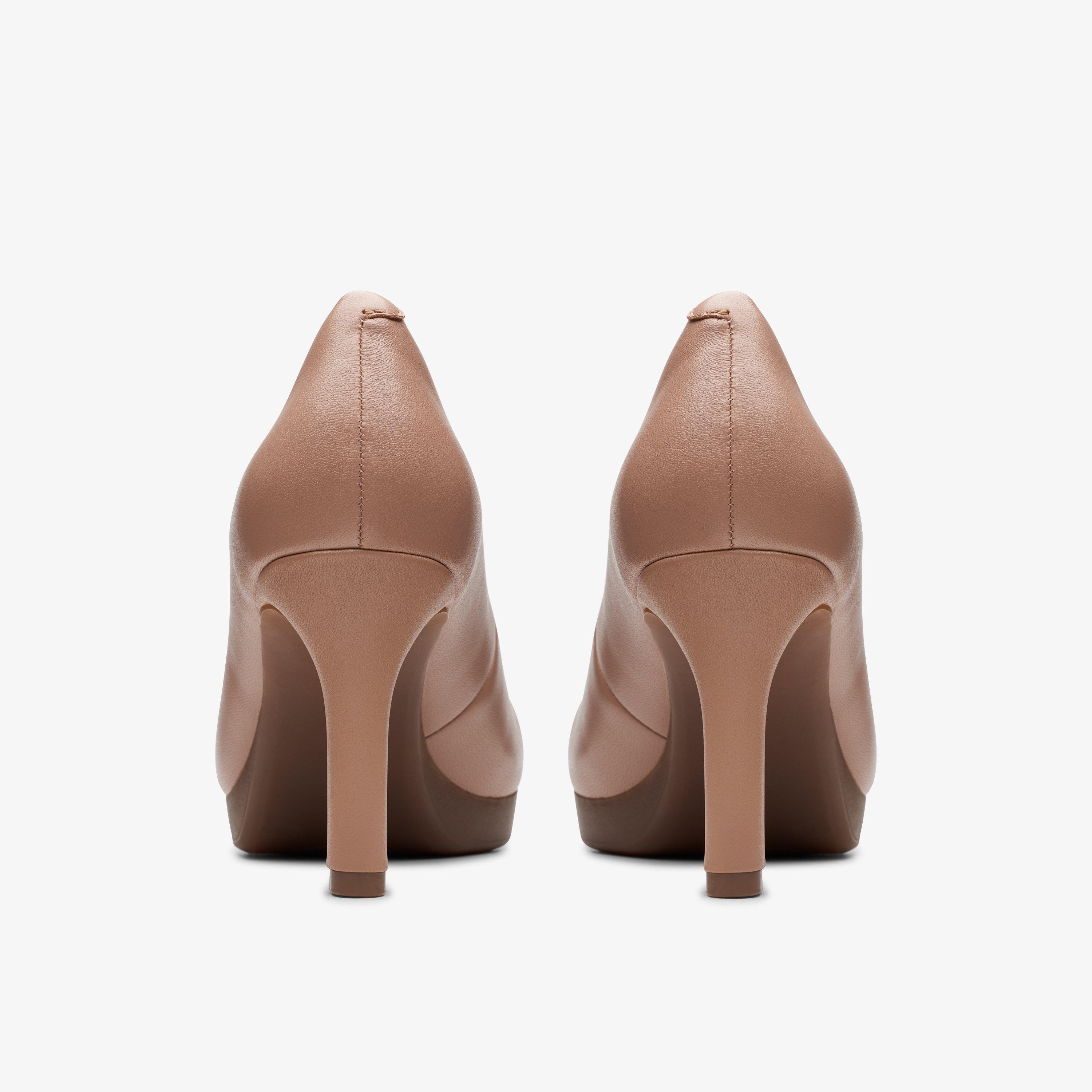 Clarks on sale beige heels