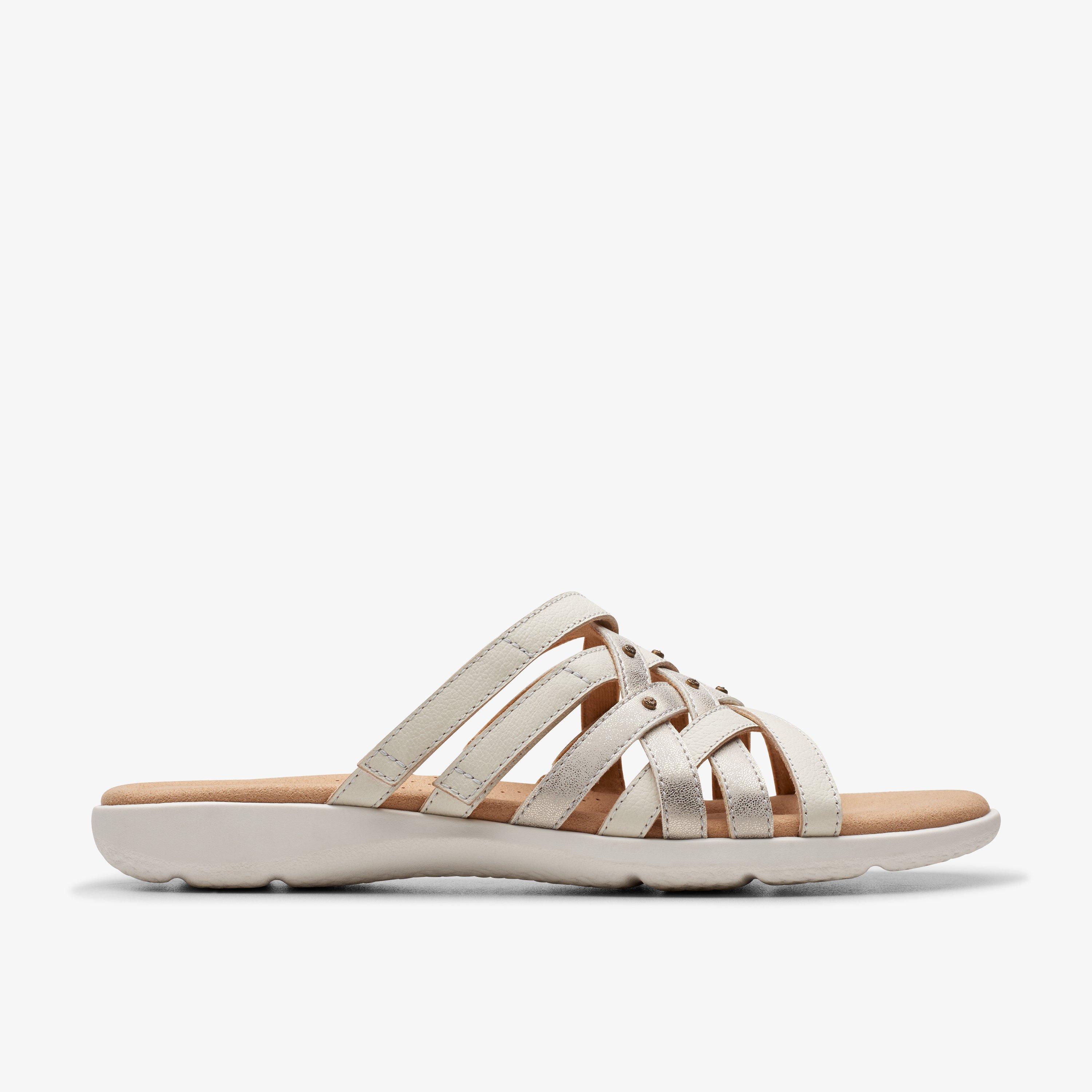 Womens Elizabelle Rio Off White Multi Clarks US