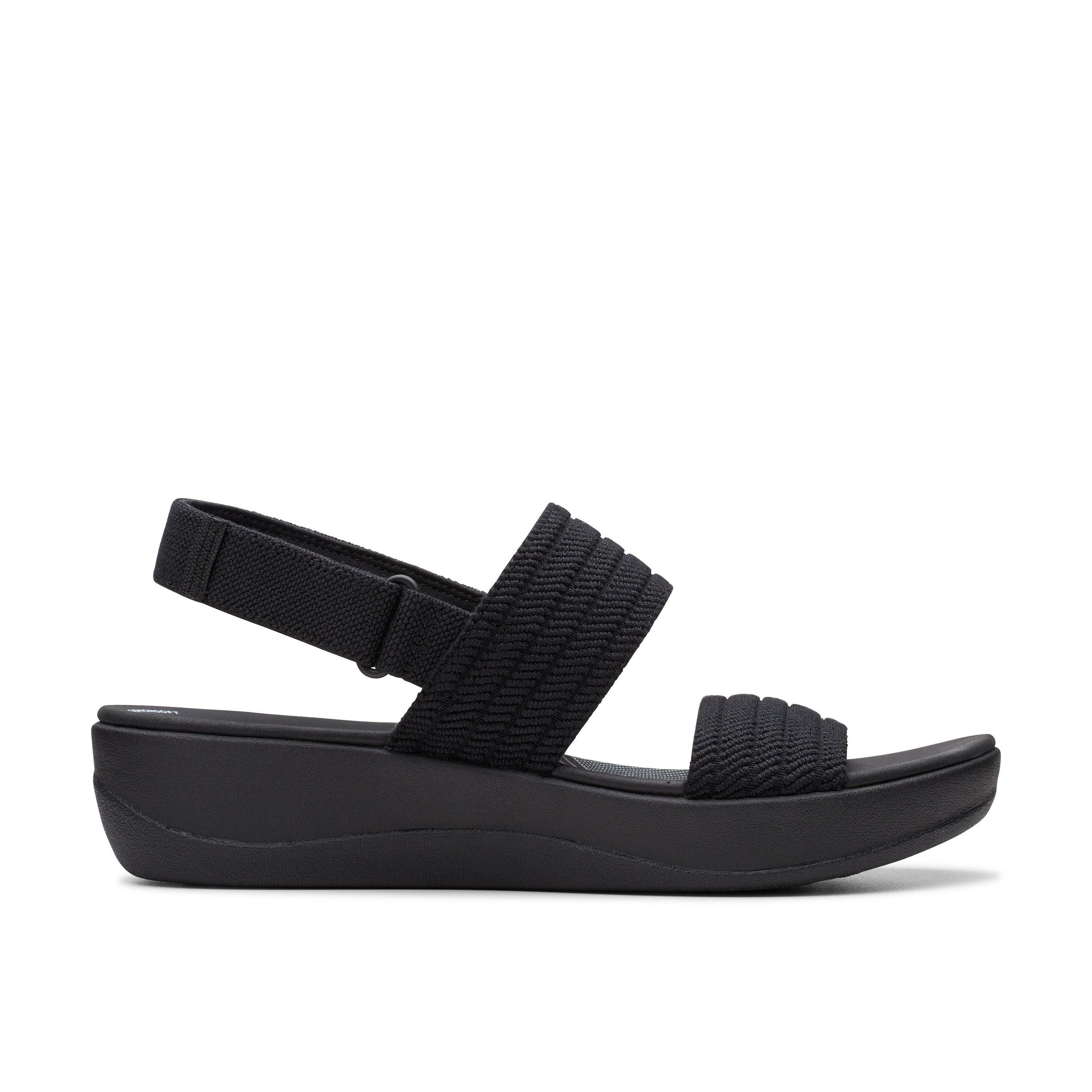 Clarks Cloudsteppers Womens Arla Stroll Wedges,Strappy Sandals