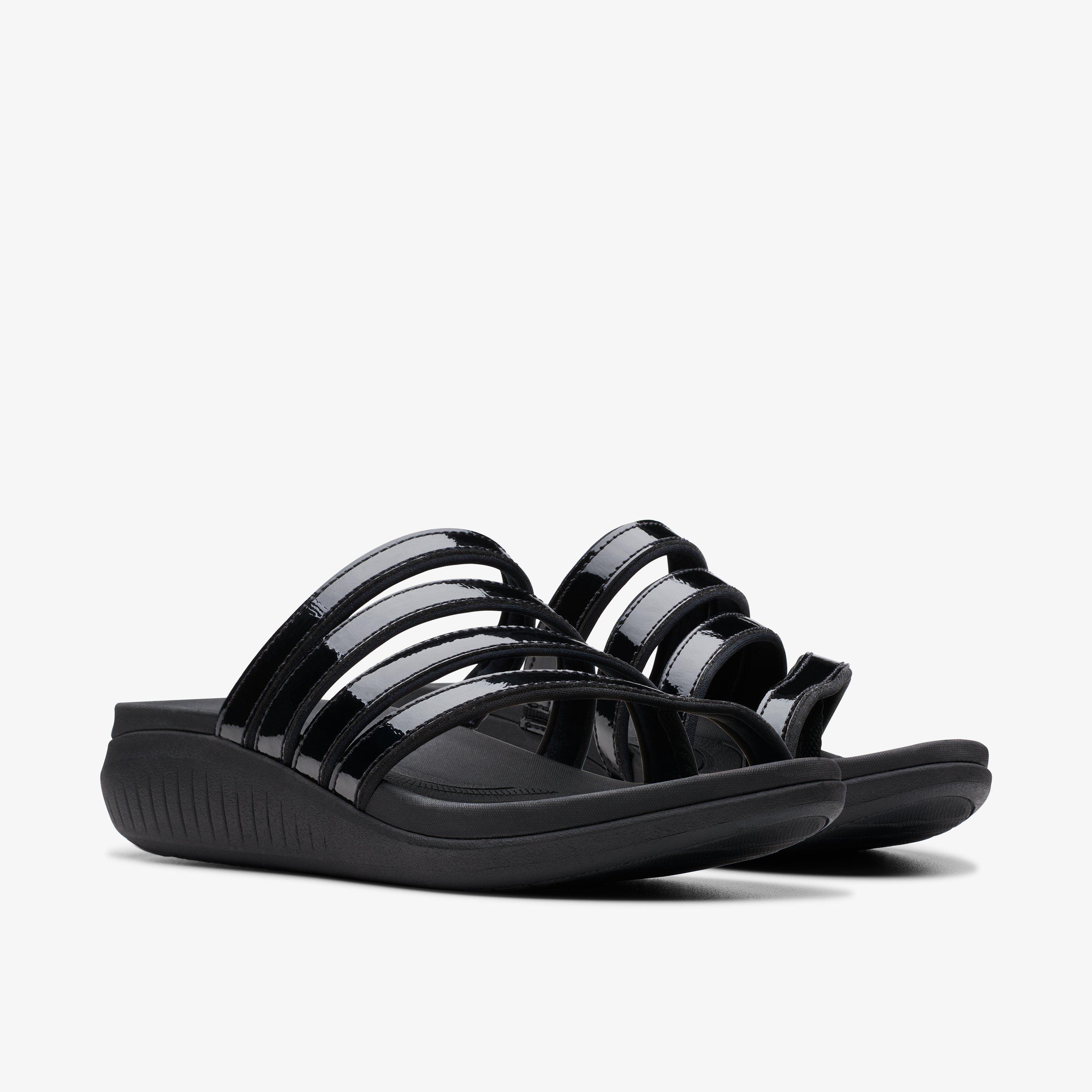 Sandales Clarks Femme Glide Hi Ella - Semelle Caoutchouc Antidérapante, Confort Optimal