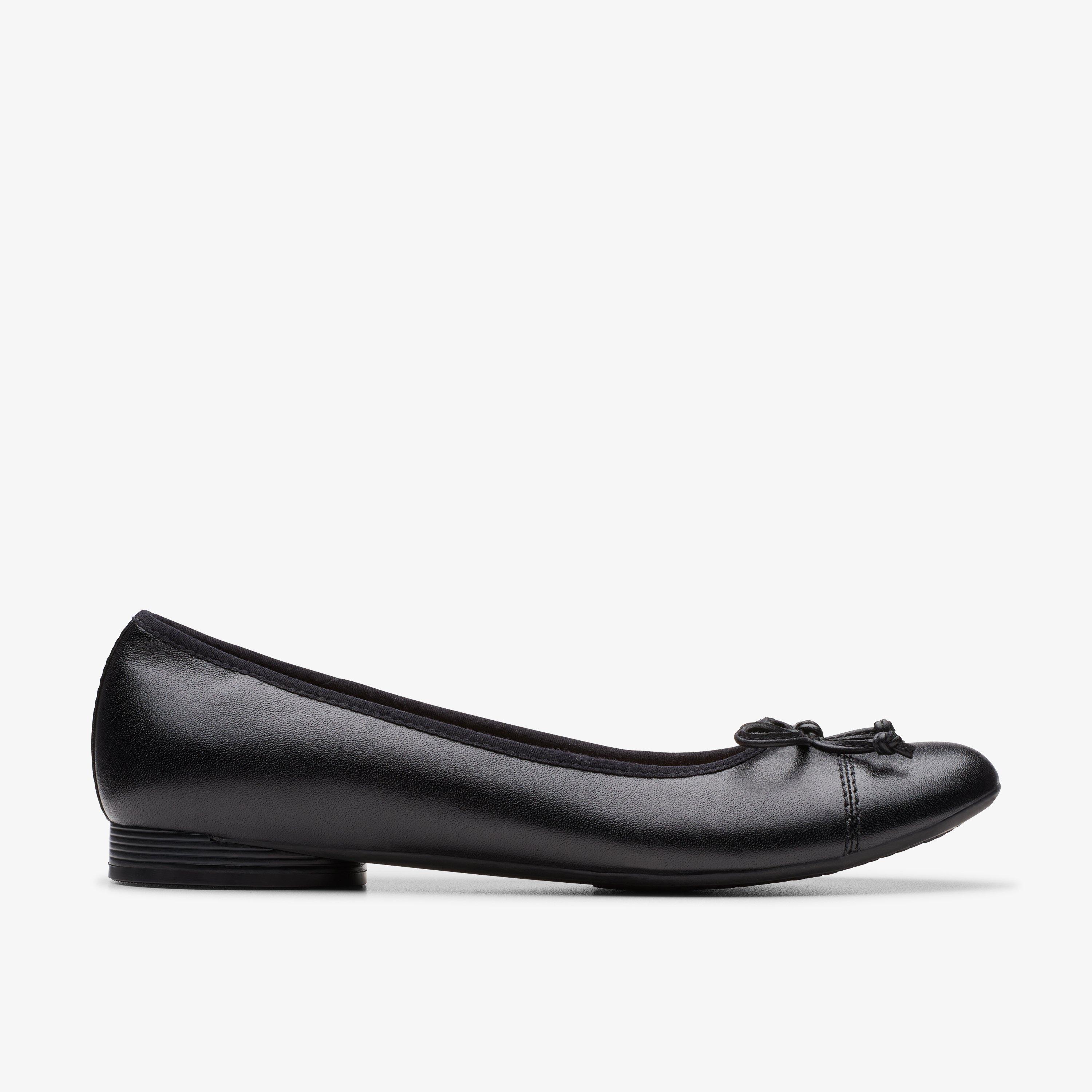 Womens Loreleigh Rae Black Leather Pumps | Clarks IE