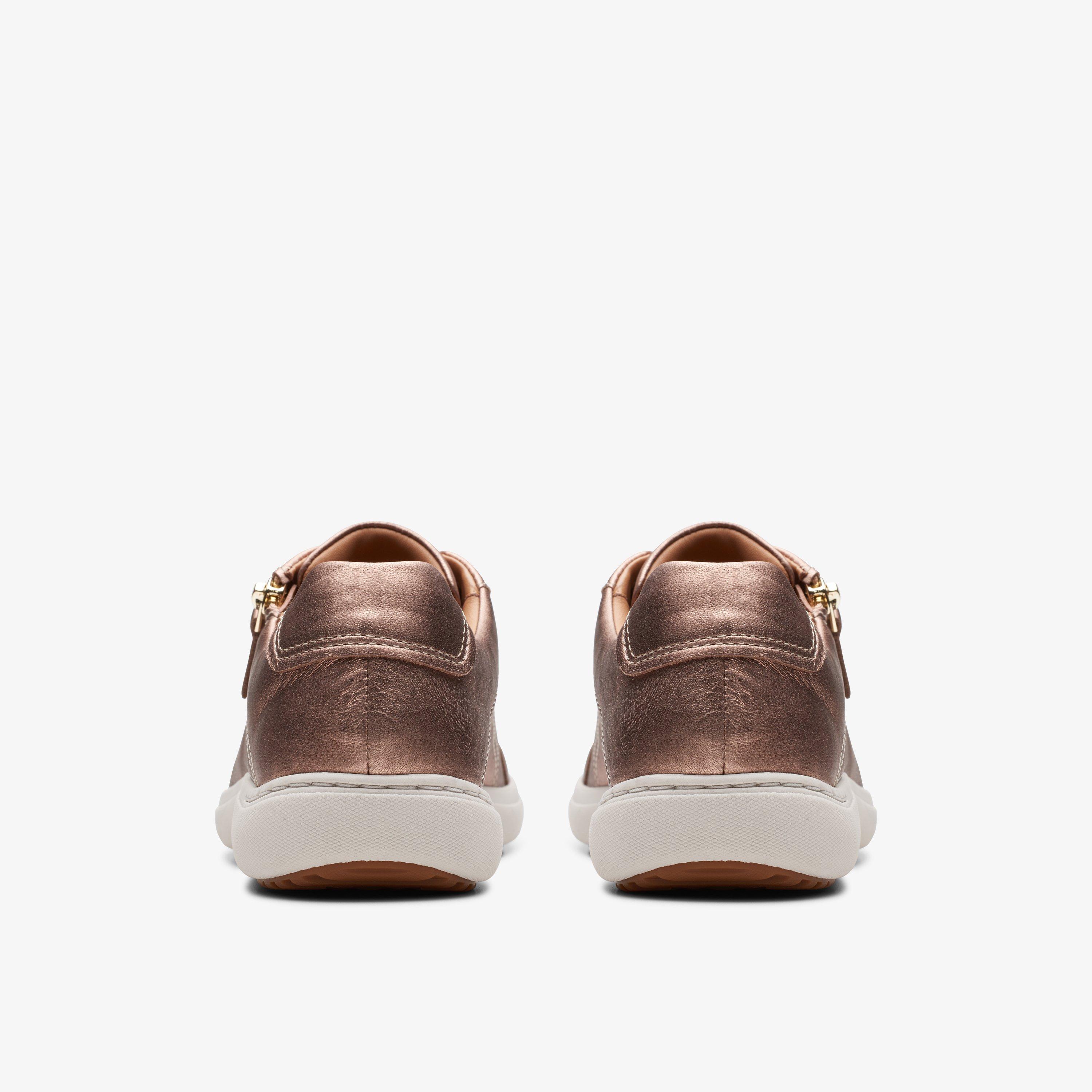 Clarks sneakers womens gold sales
