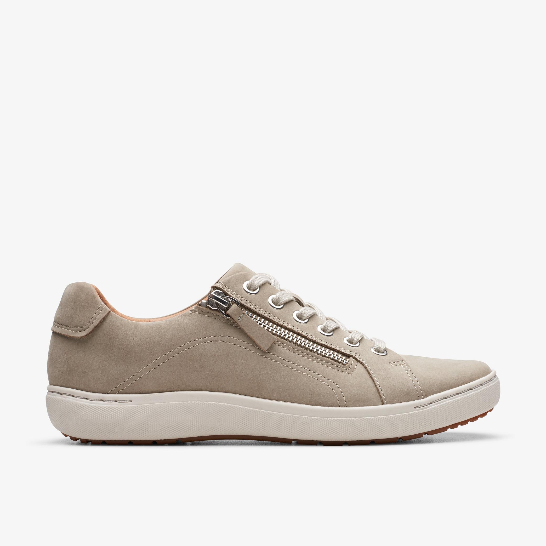 Nalle Lace Stone Nubuck Trainers, view 1 of 7